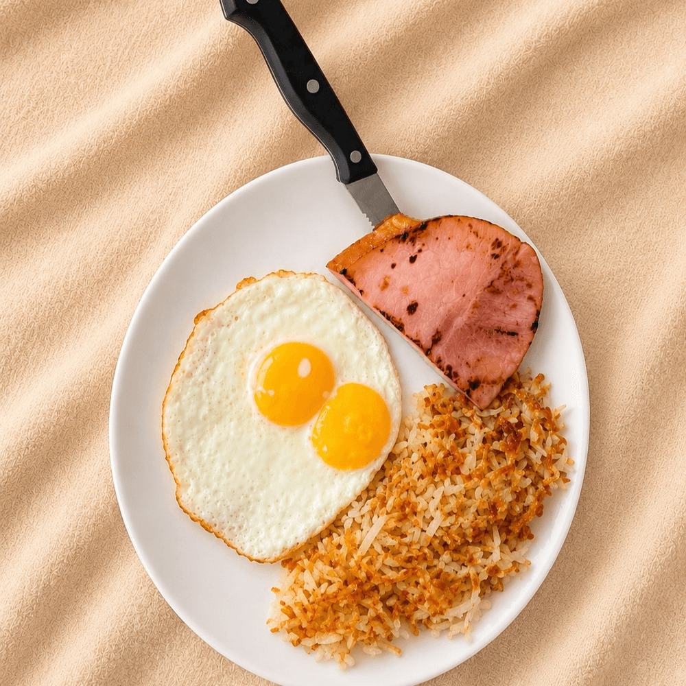 Smoked Ham and Eggs