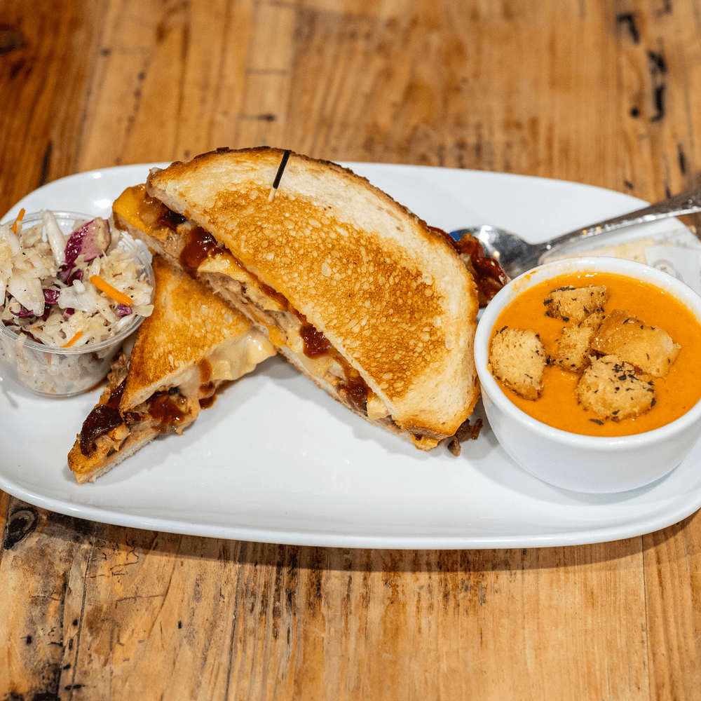 BBQ Grilled Cheese Sandwich
