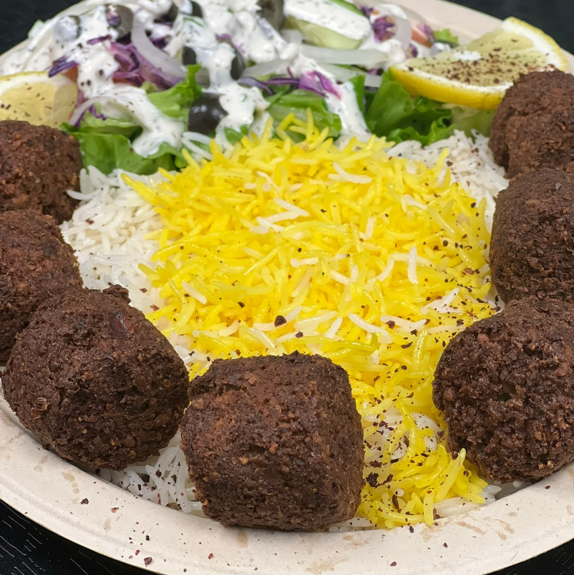Falafel Rice Plate