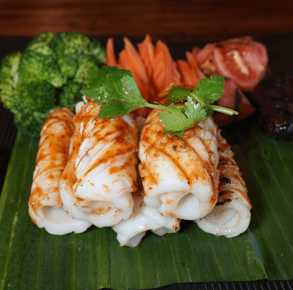 Grill Squid