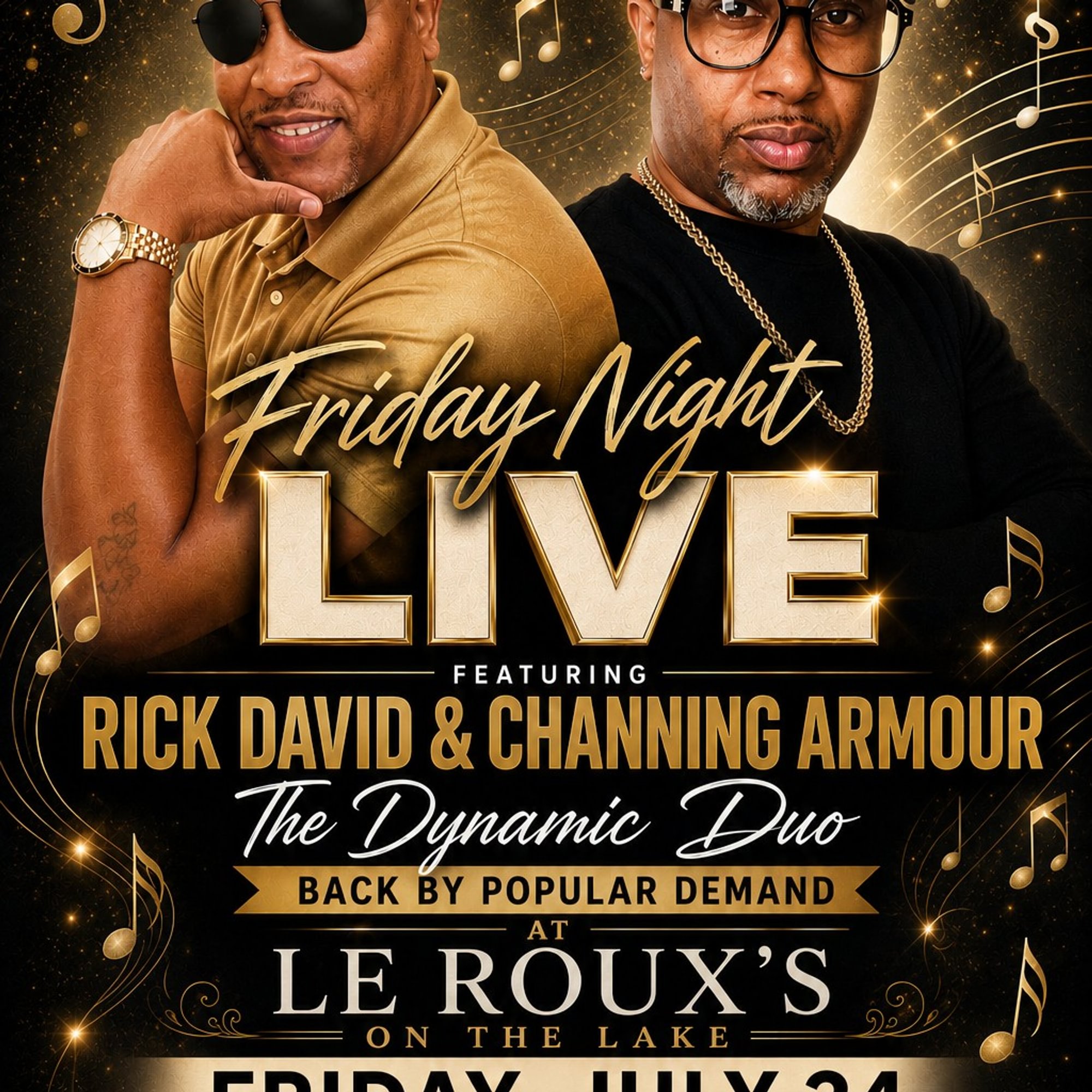 Kurte Pellerin Presents Friday Nite Live @ Le Roux's On The Lake