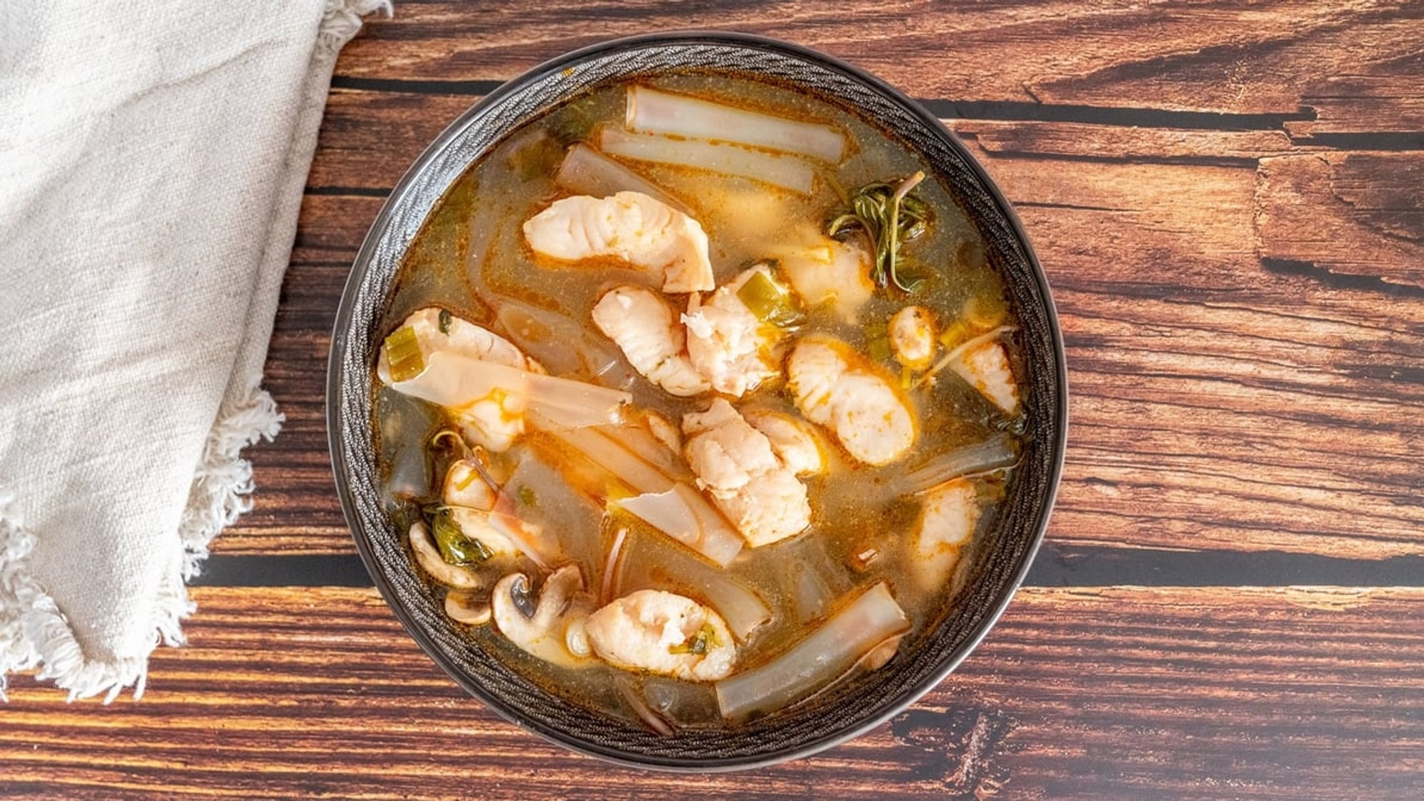 Ginger Fish Noodles Soup