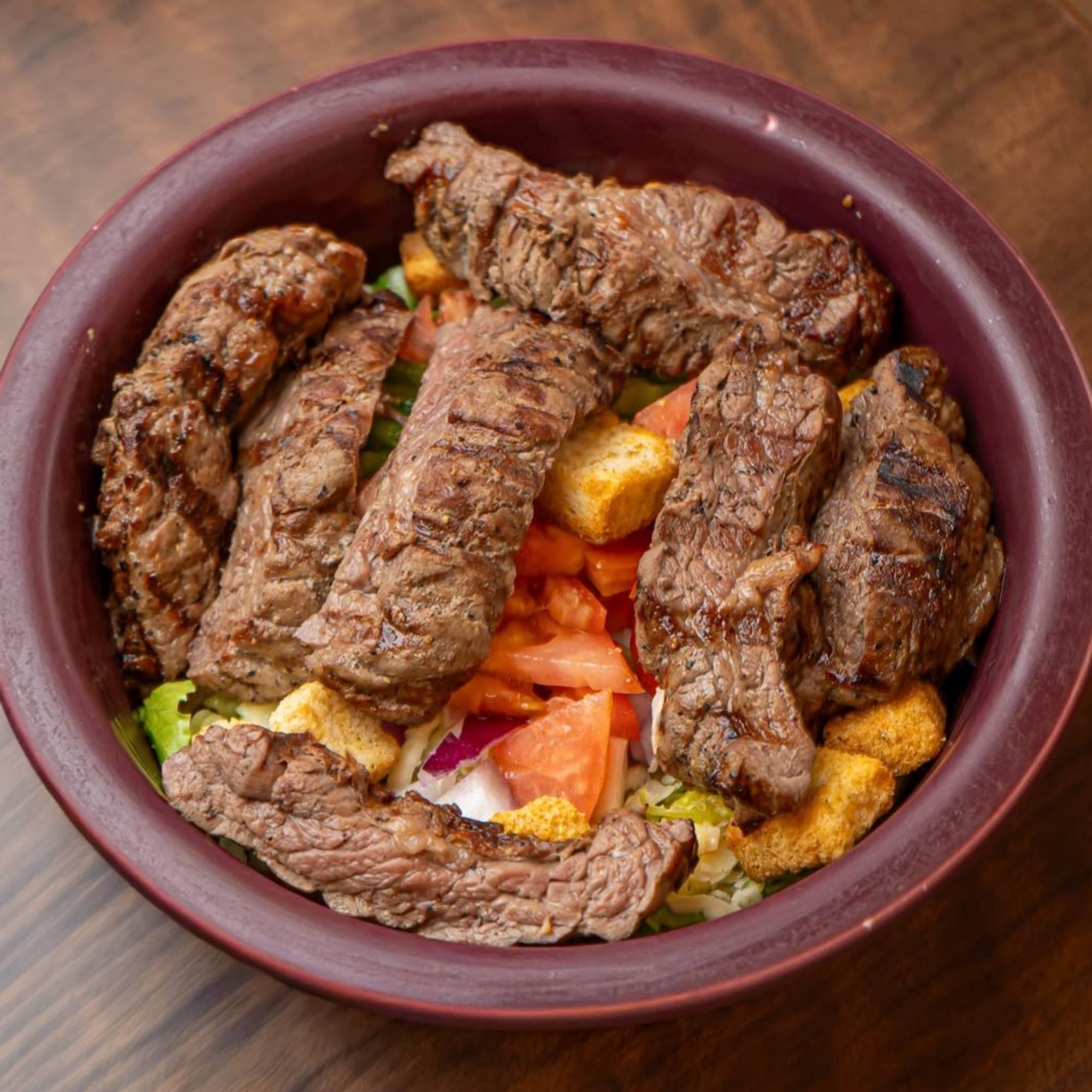Top Shelf Skirt Steak Salad
