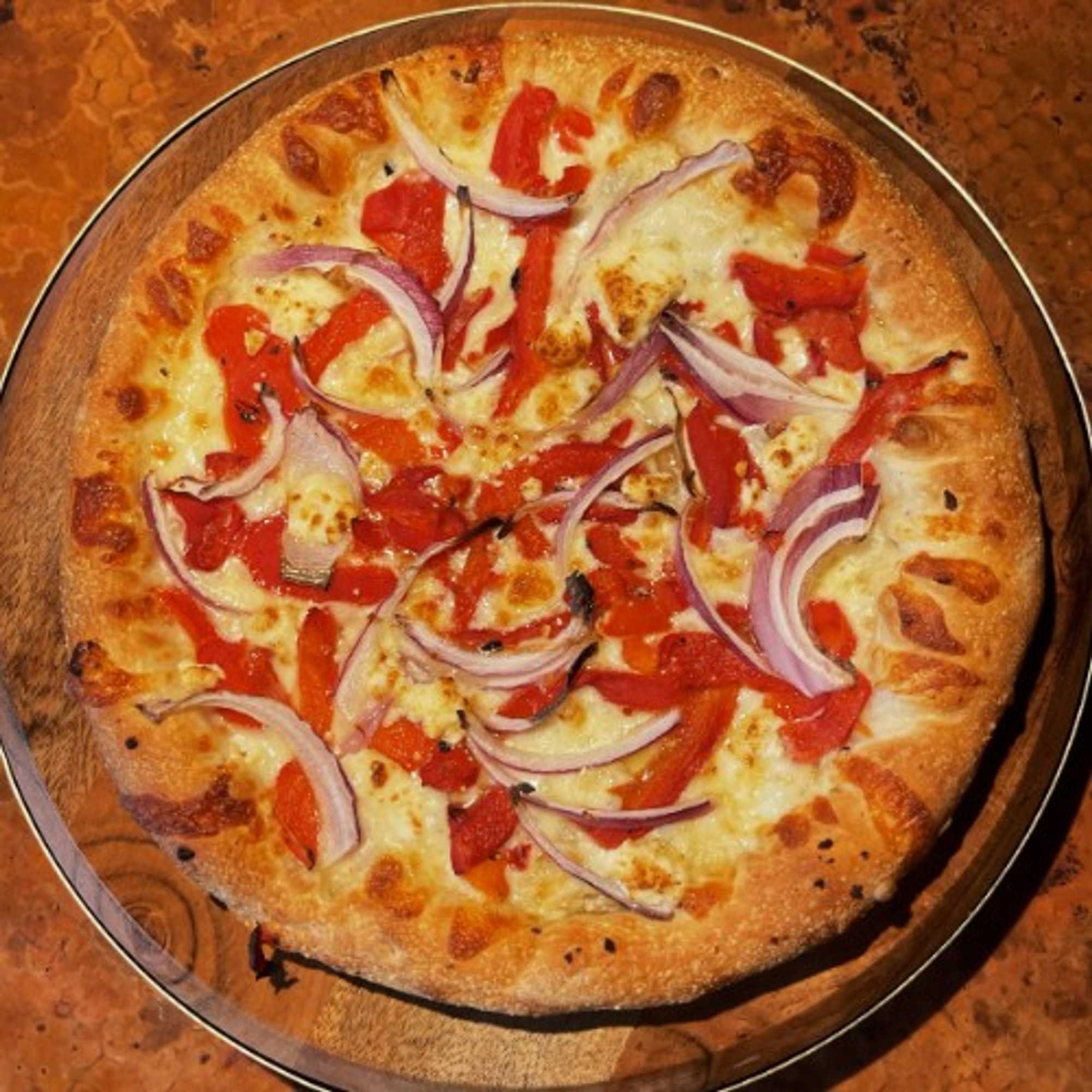 Roasted Red Pepper Pizza (Medium 12")