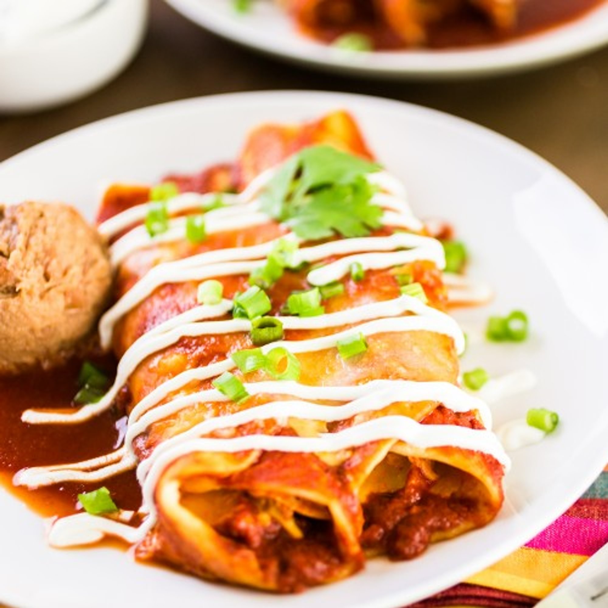 Enchiladas Plate