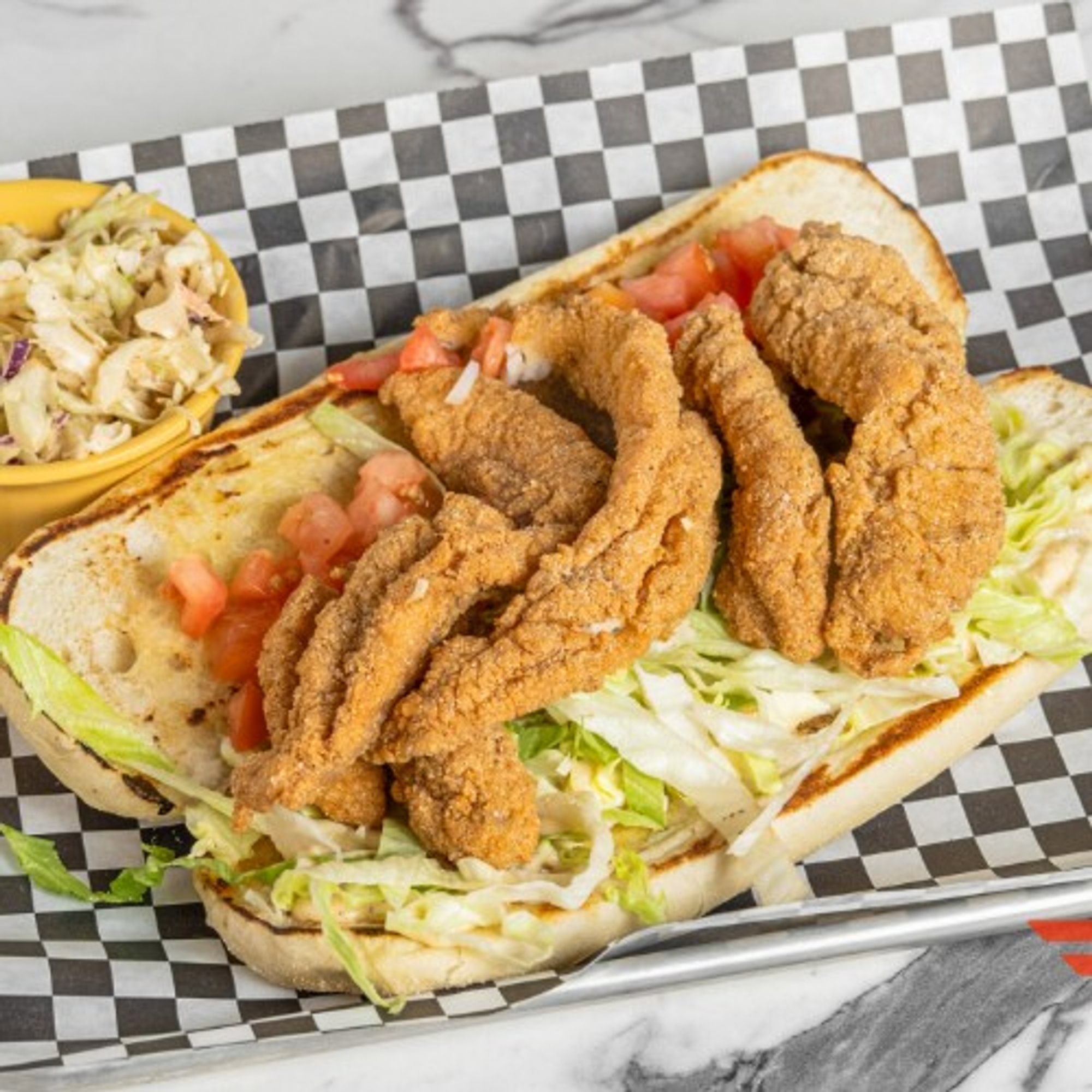 Catfish PO-Boy Basket