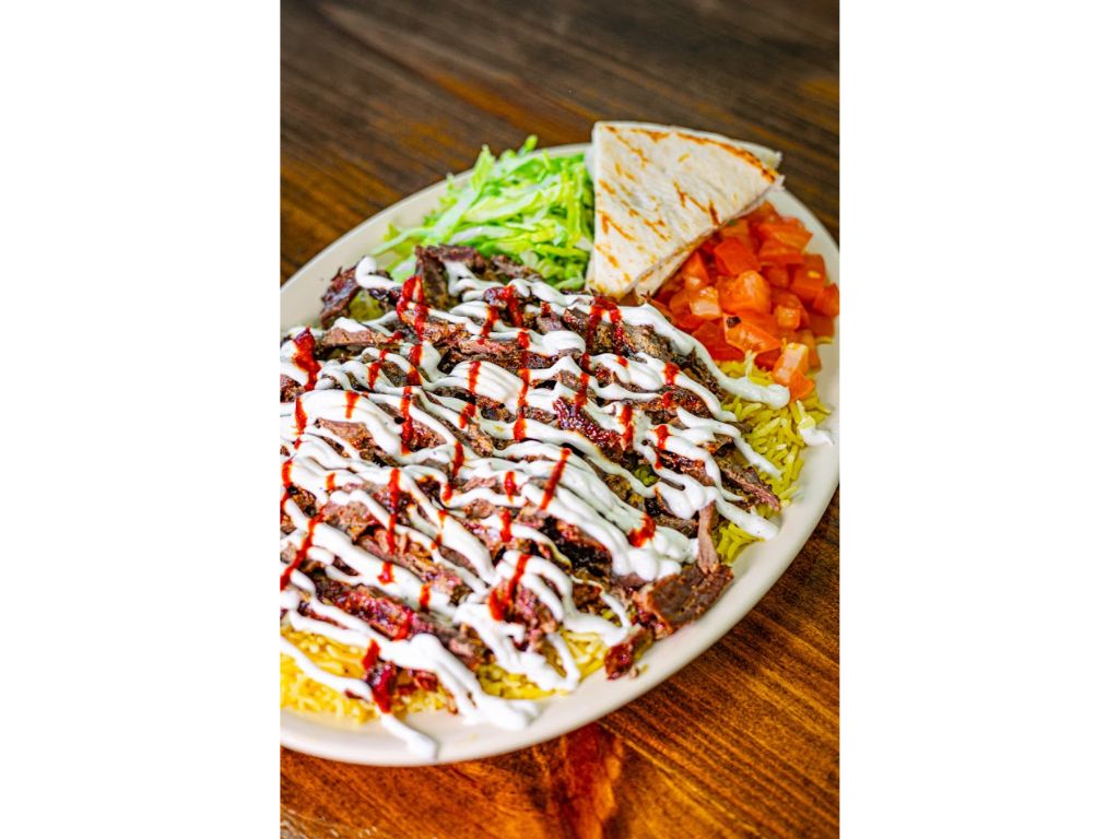 Beef Shawarma Over Rice