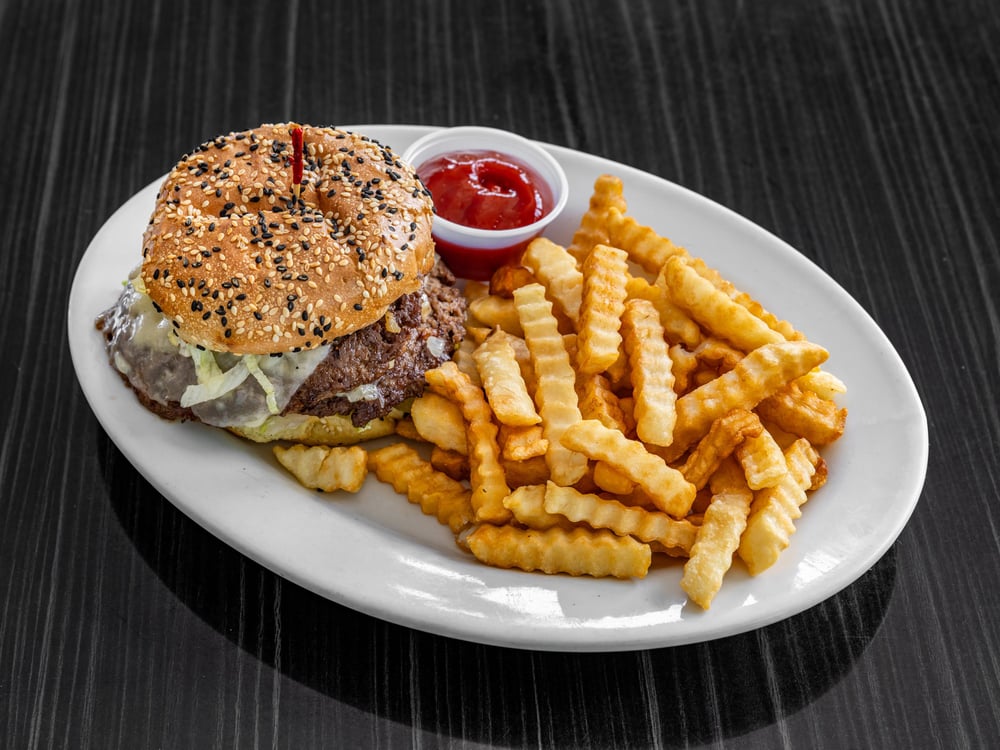 Vic's Double Smashburger (Hand)