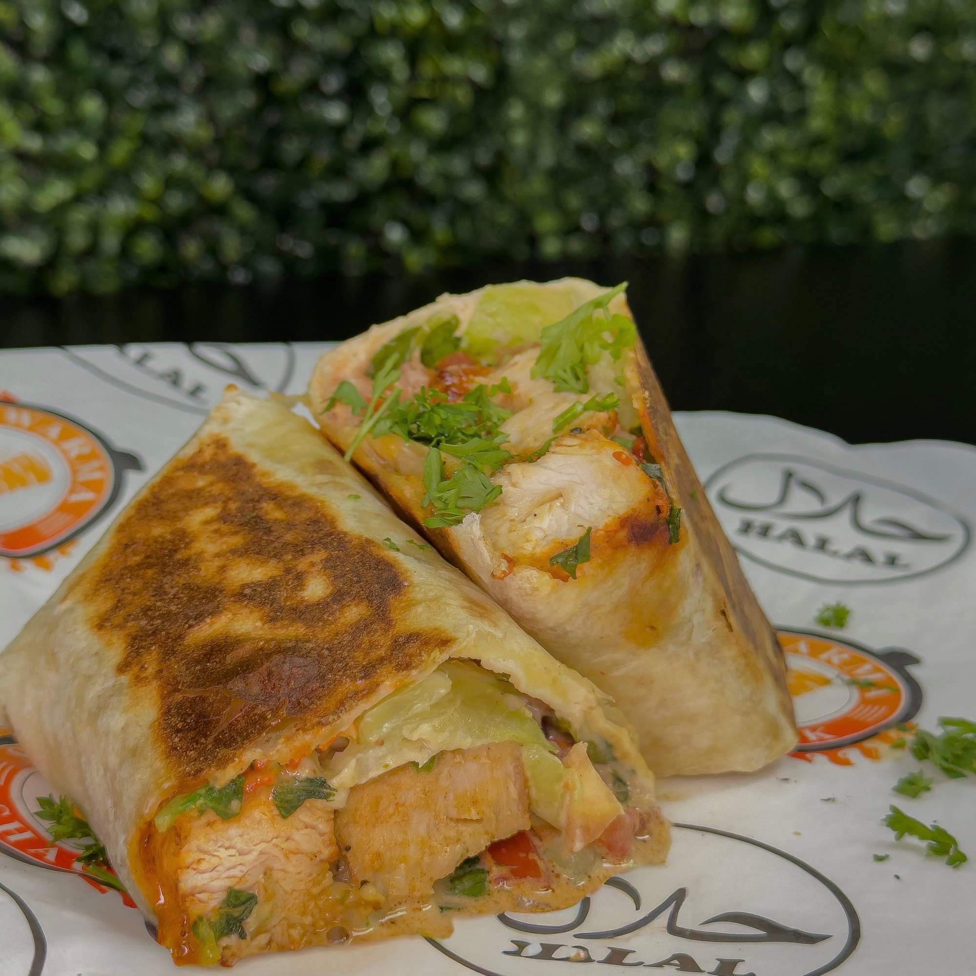 Shish Tawook (Grilled Chicken) Wrap