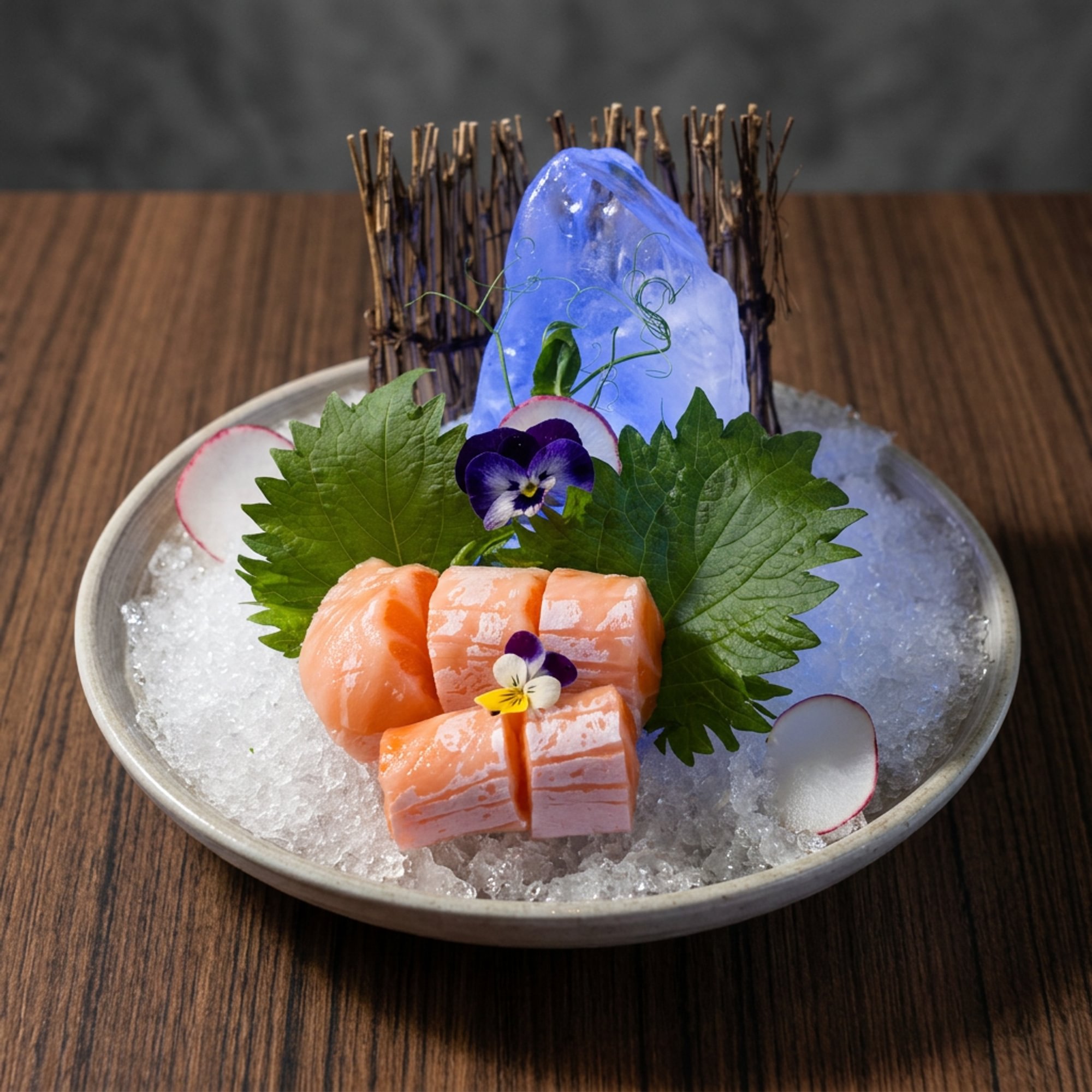 Salmon Belly Sashimi