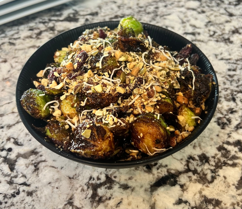 Hot Honey Fried Brussels Sprouts