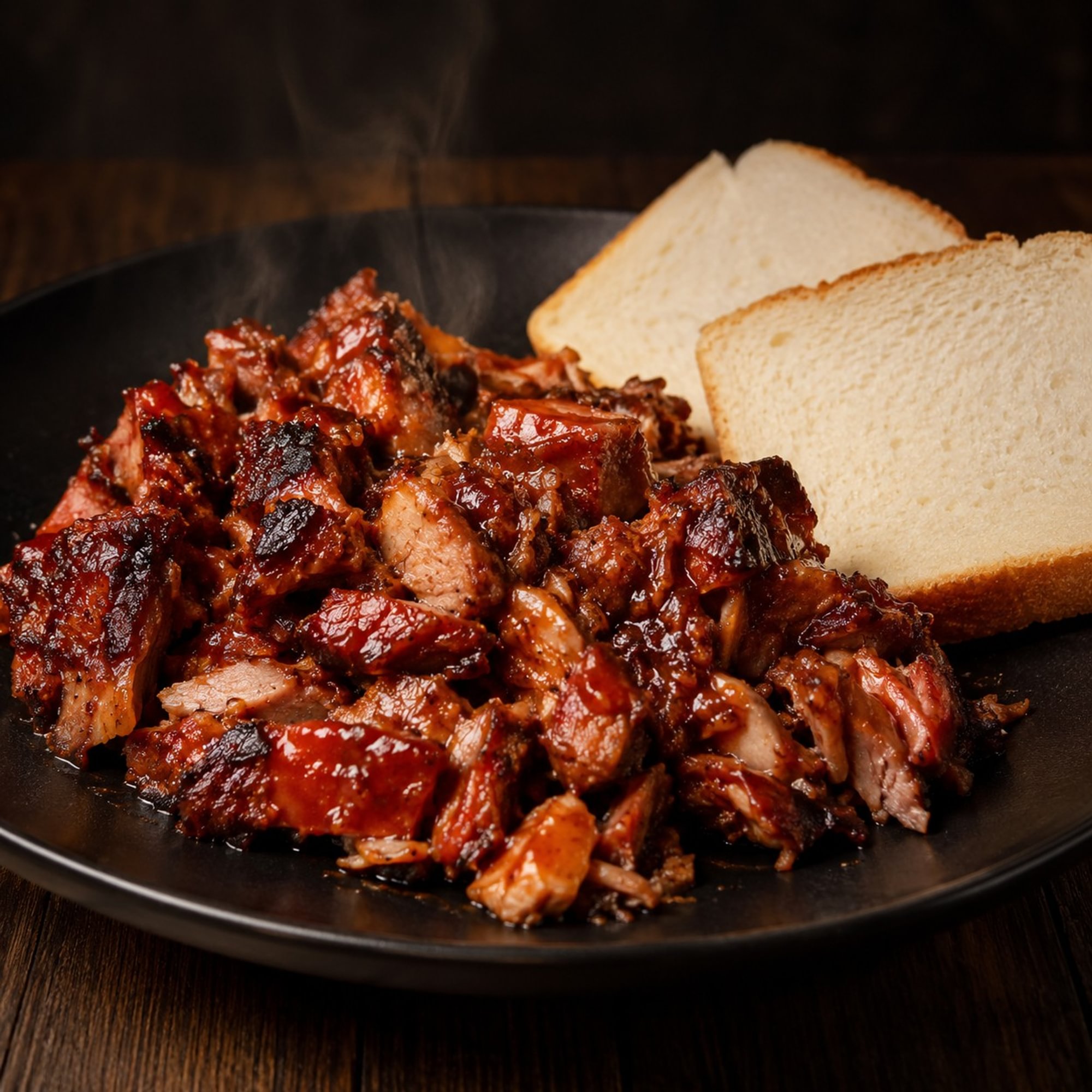 Chopped BBQ Pork Sandwich