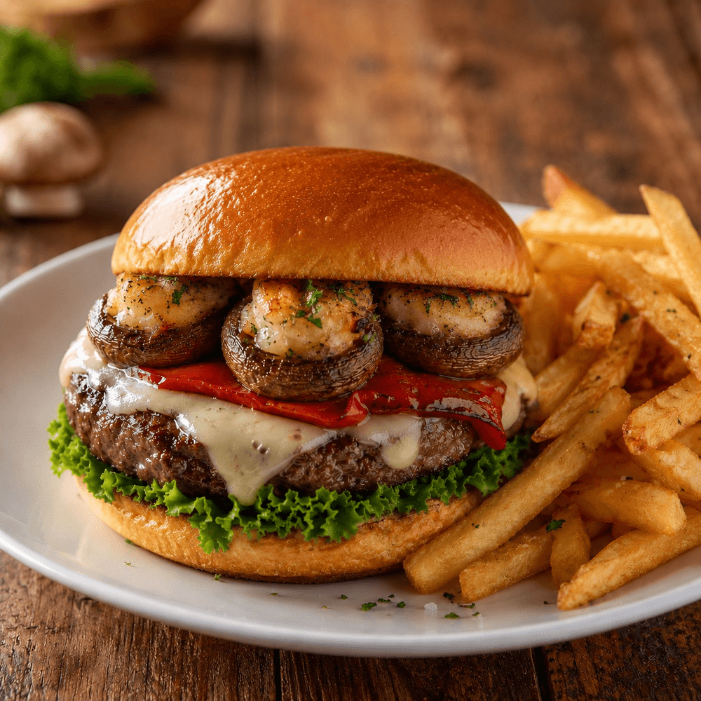 Roasted Mushroom Burger
