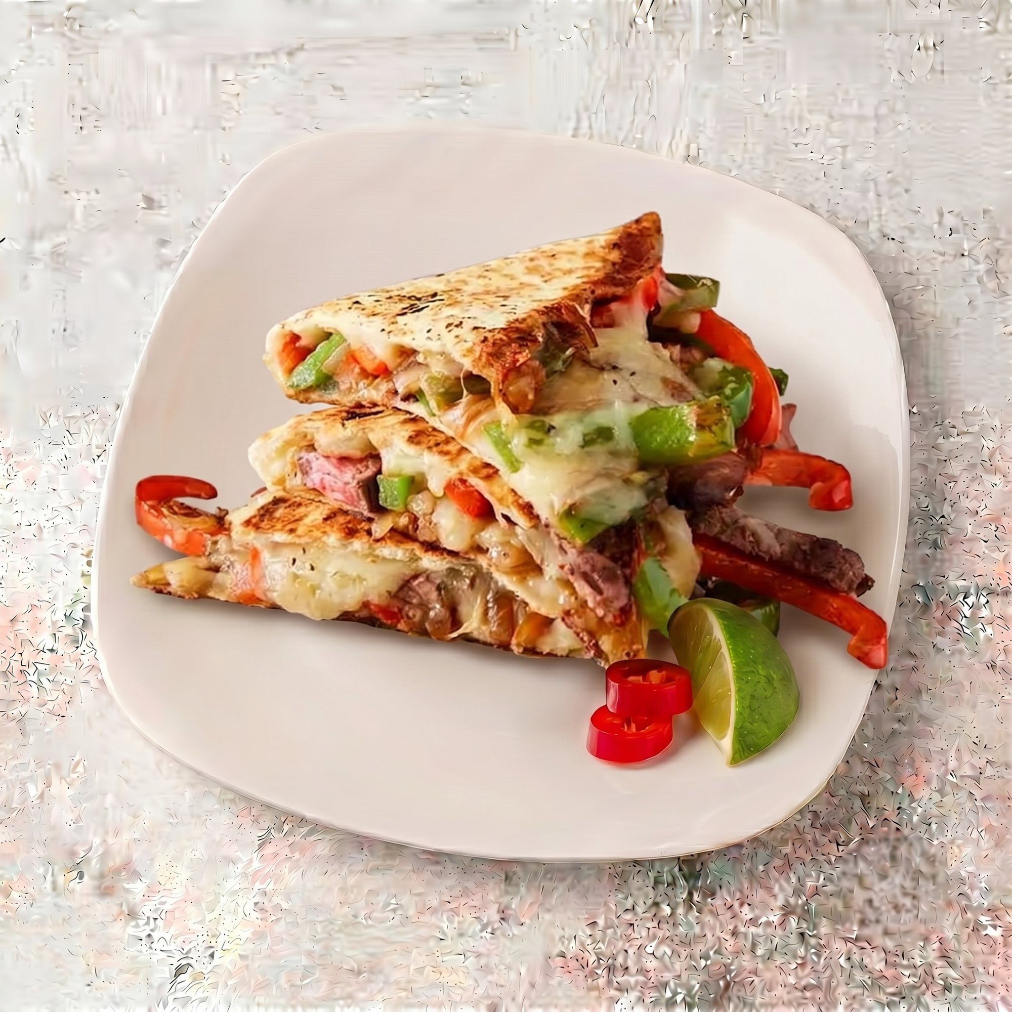 Philly Cheese Steak Quesadilla