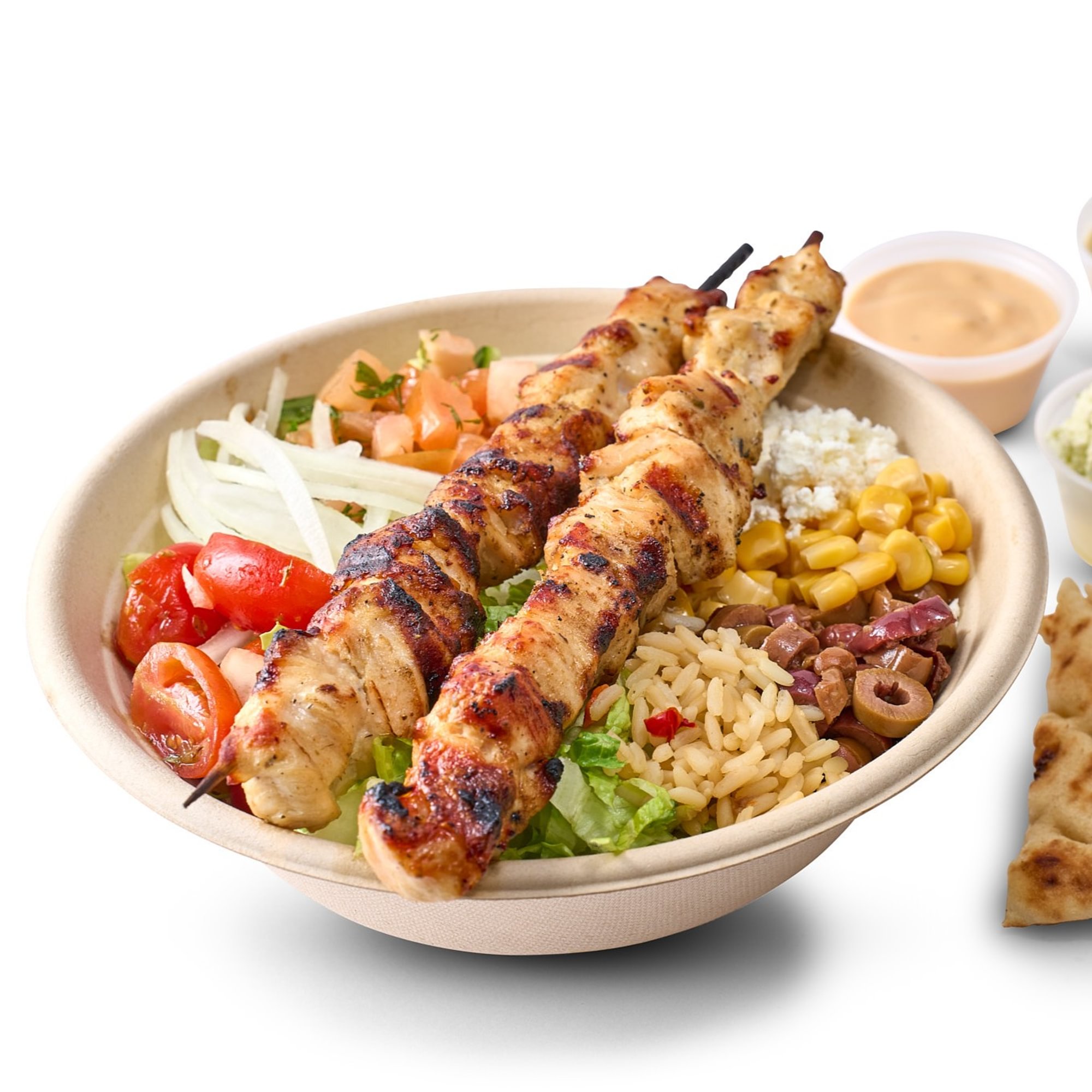 Chicken Souvlaki Bowl