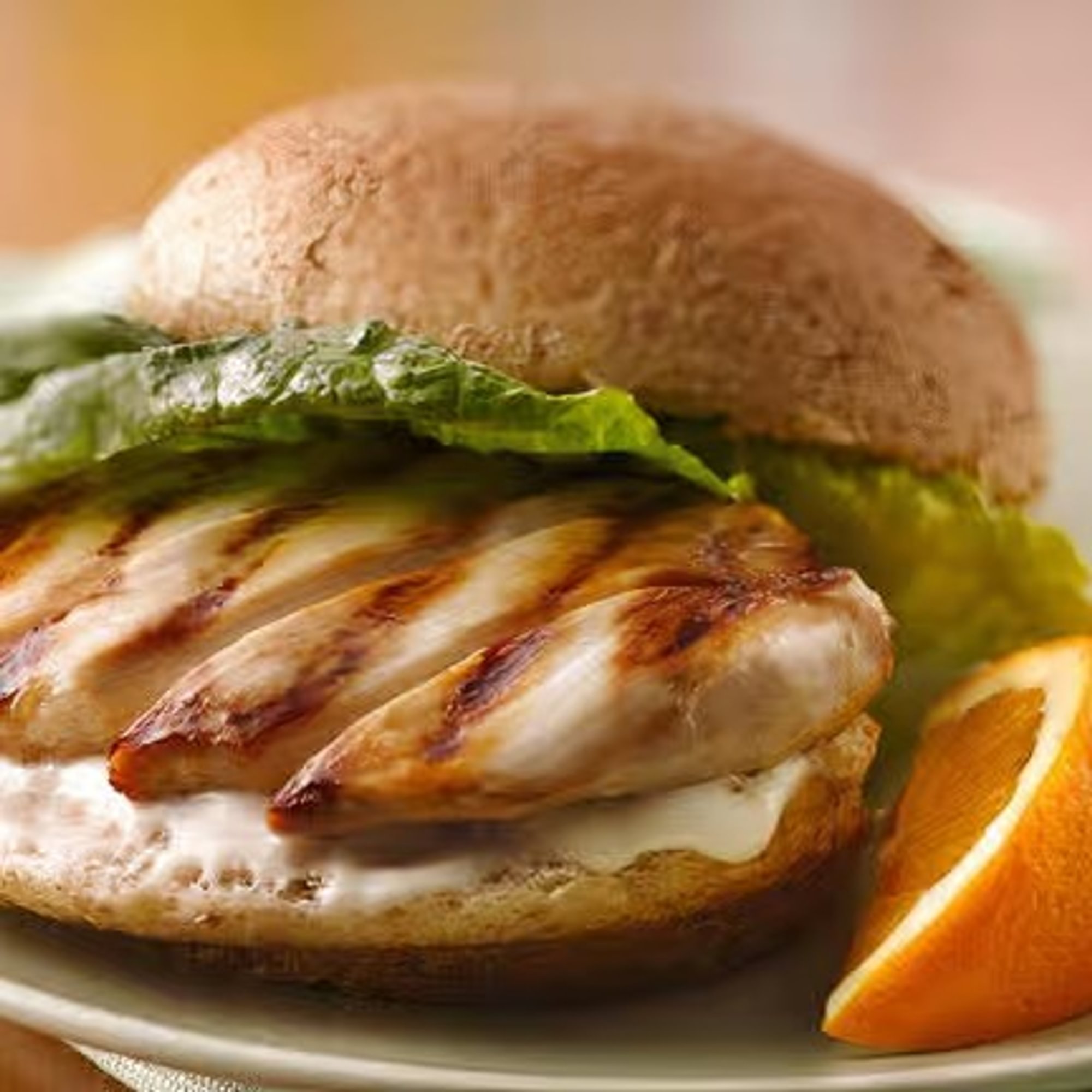 Grilled chicken breast sandwich