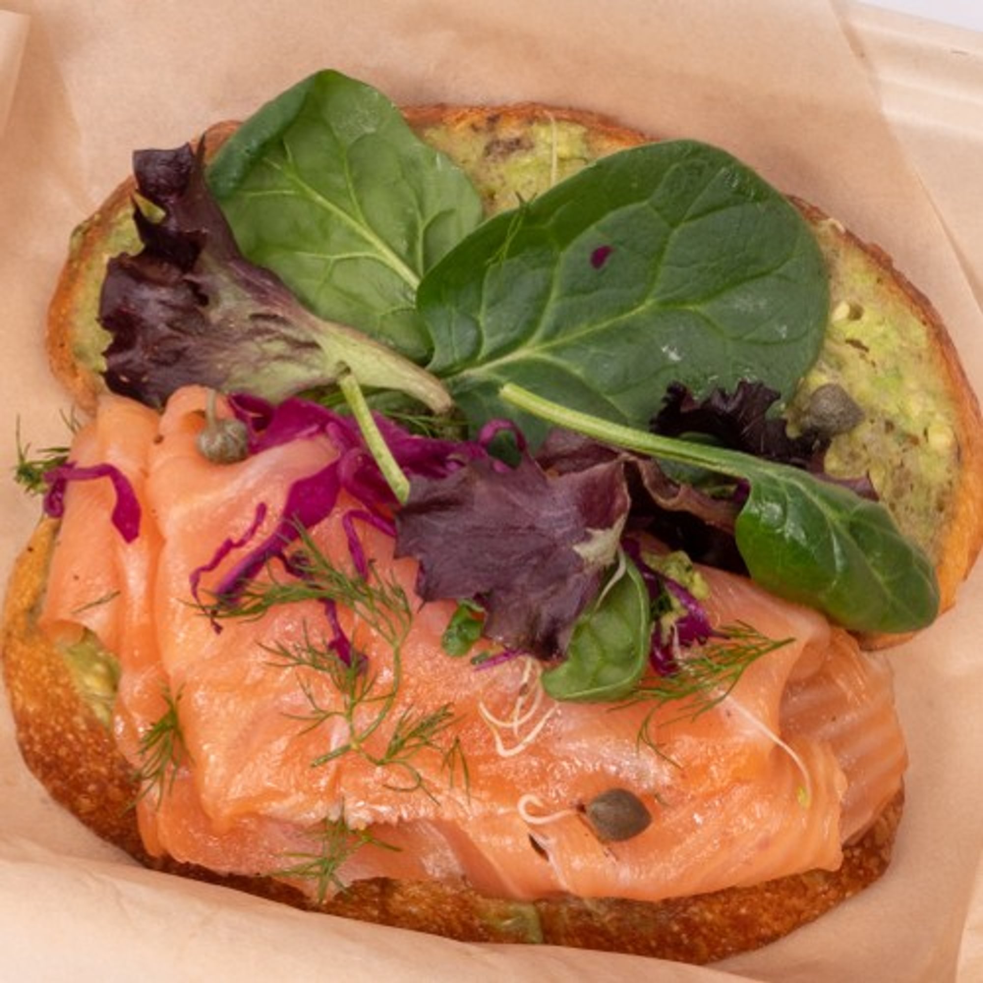 Smoked Salmon Sandwich