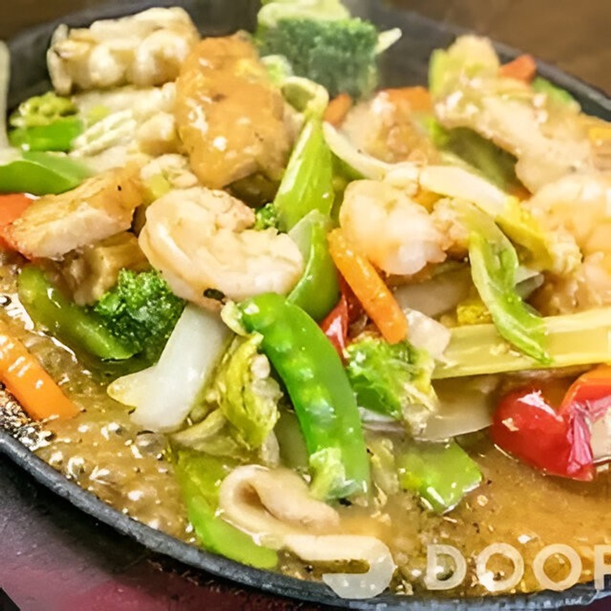 Seafood Sizzling Skillet