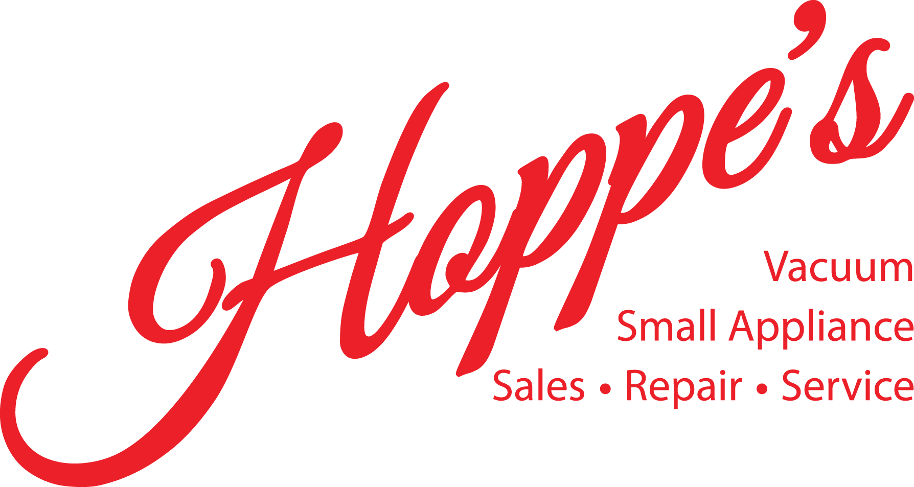 Hoppe's Authorized Vacuum & Appliance Repair, 1872 Commerce Ave, Vero