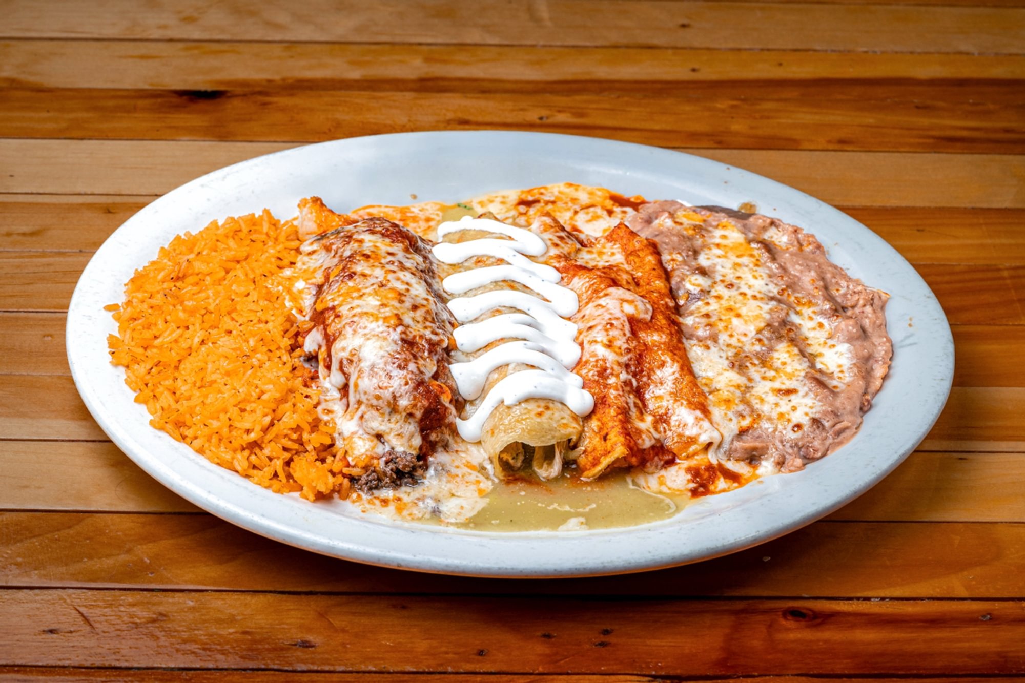 6. Enchilada Suiza, Chile Relleno, and Enchilada Combo