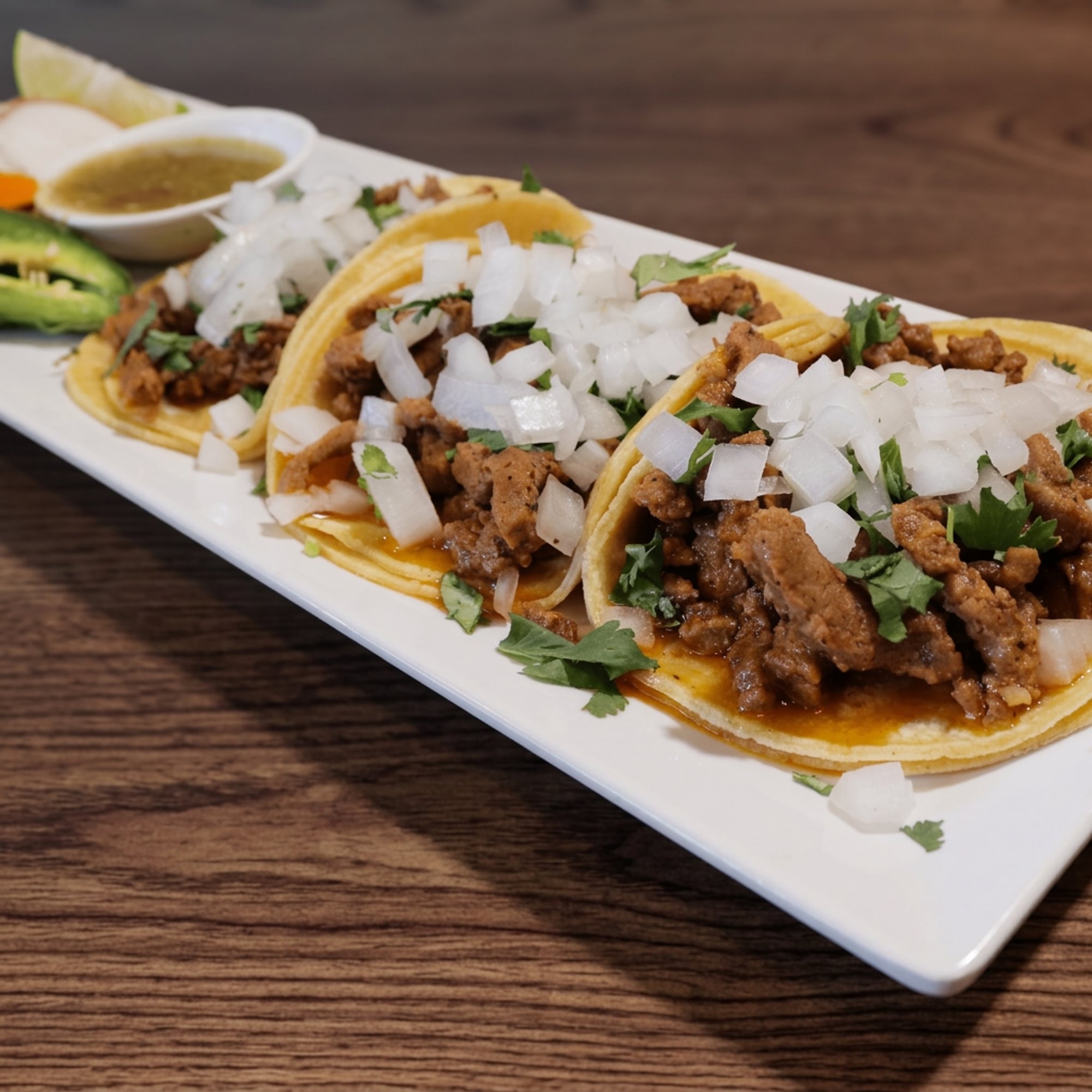 3 Soft Pork Tacos Plate