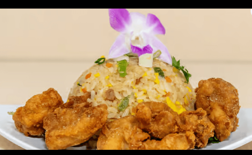 Fried Rice With Salt And Pepper Chicken