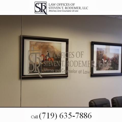 Interior office of Colorado Springs DUI lawyer Steven Rodemer