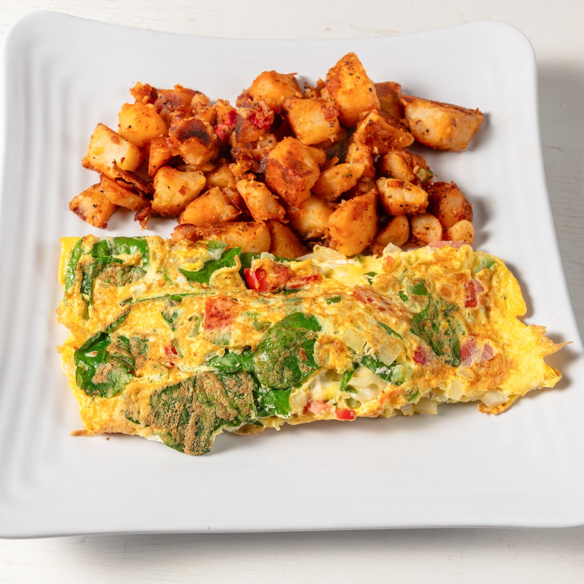 Veggie Omelette Platter