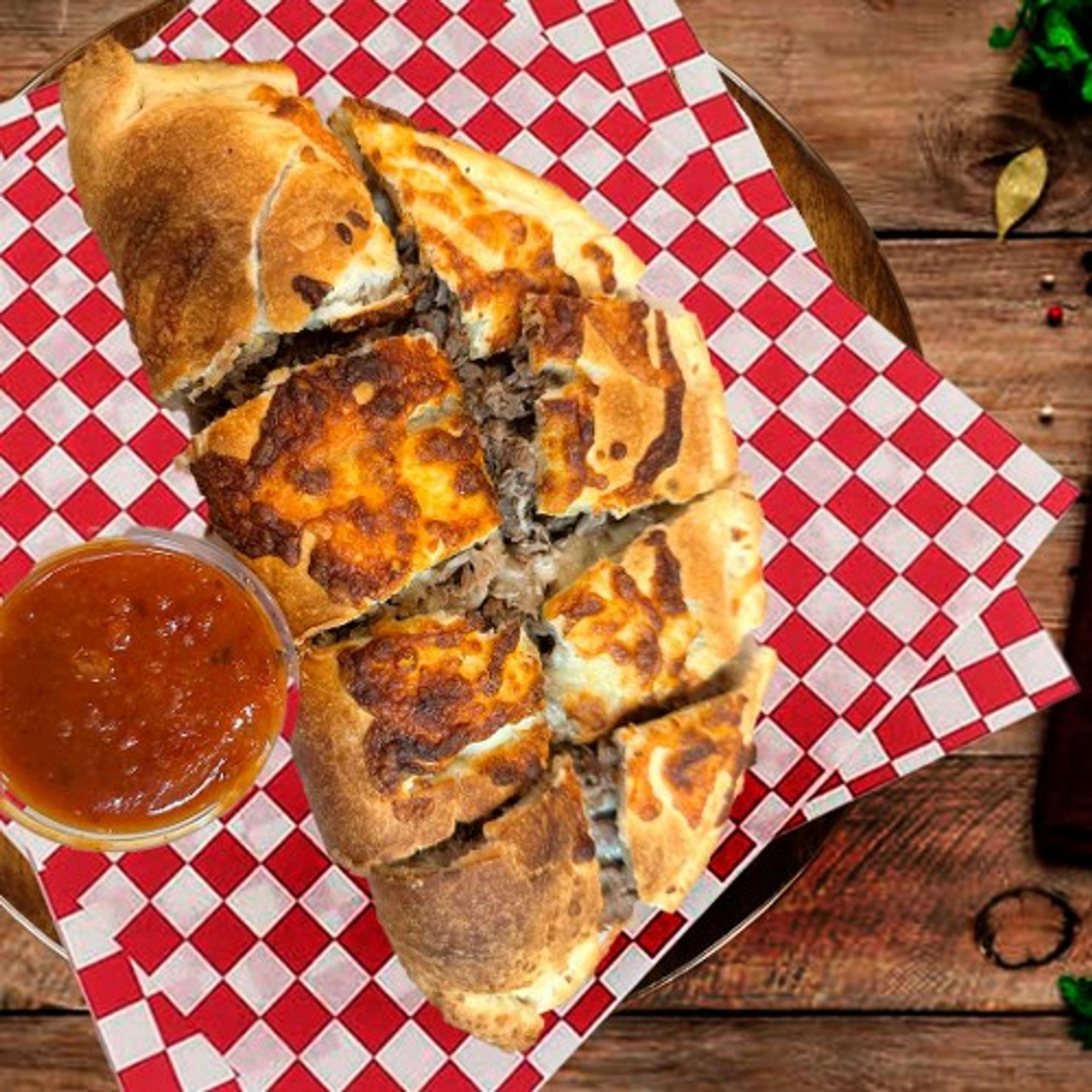 Steak and Cheese Calzone