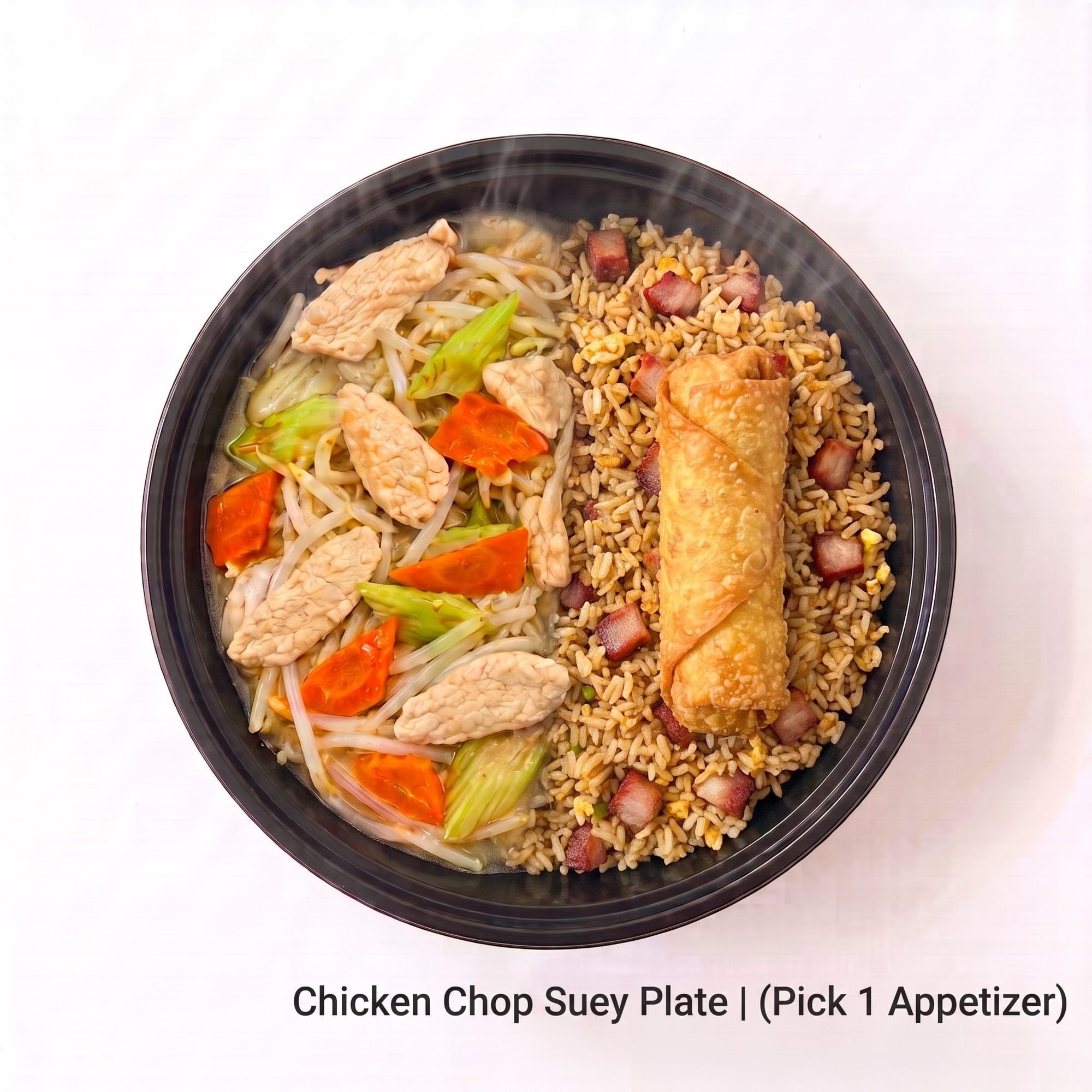 Chicken Chop Suey Plate (Pick 1 Appetizer)