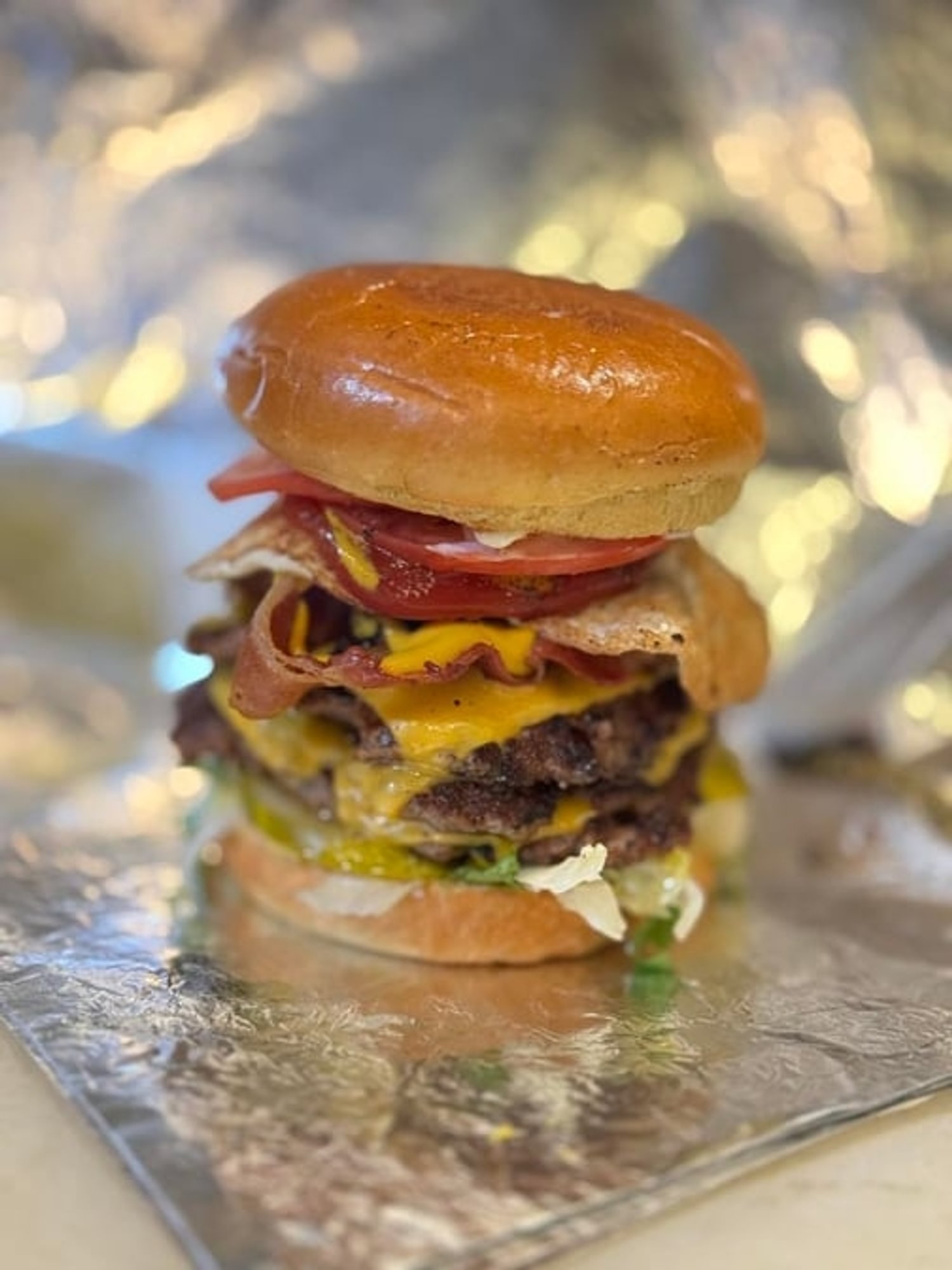 Triple Smash Burger