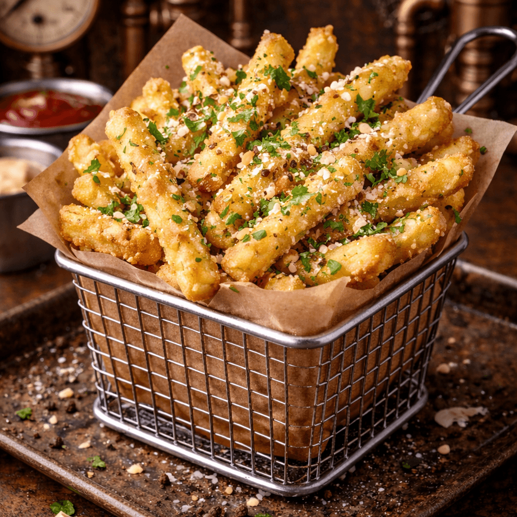 App Garlic Cilantro Fries