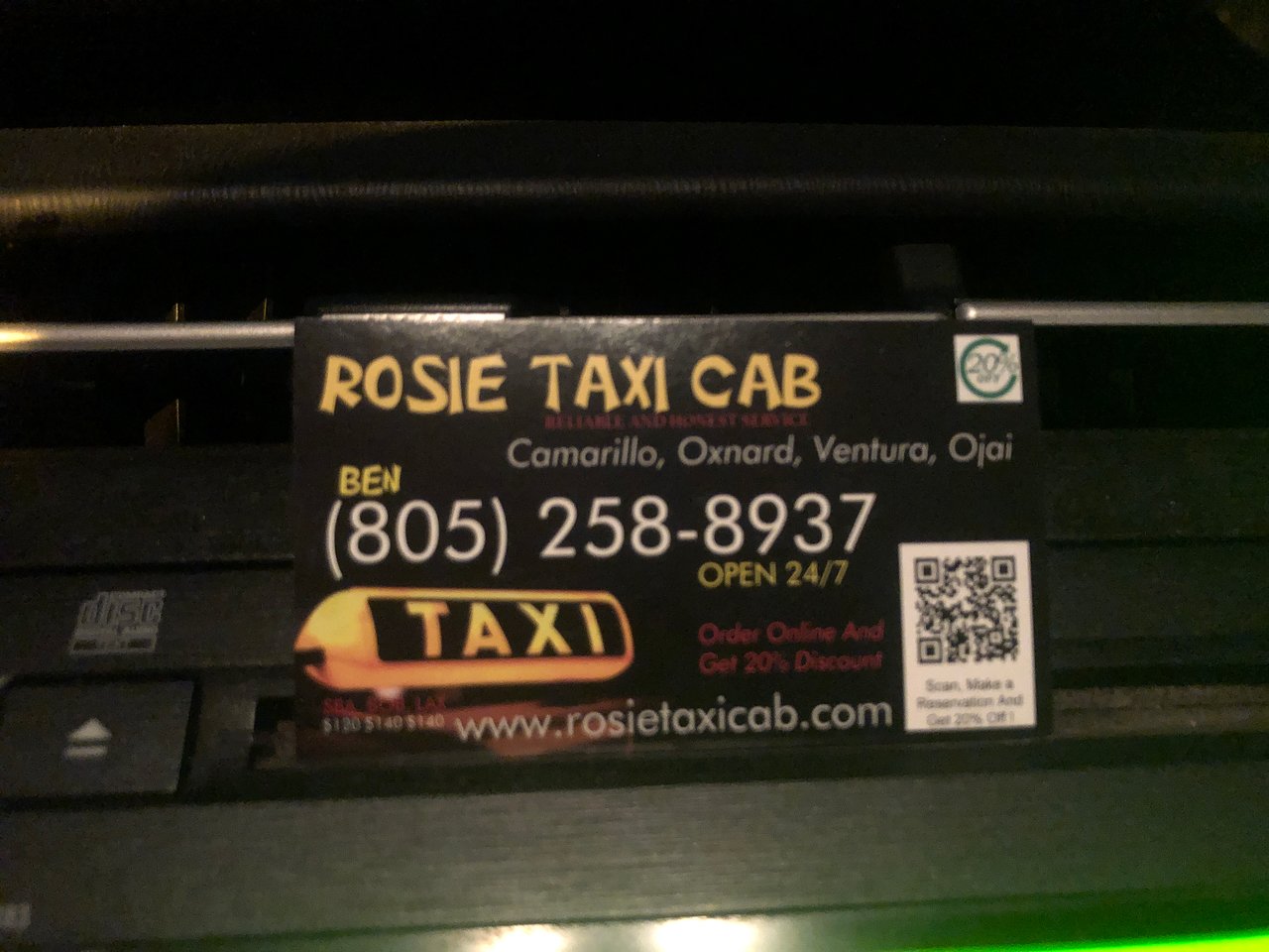 ROSIE TAXI CAB OPEN 24/7 Photo