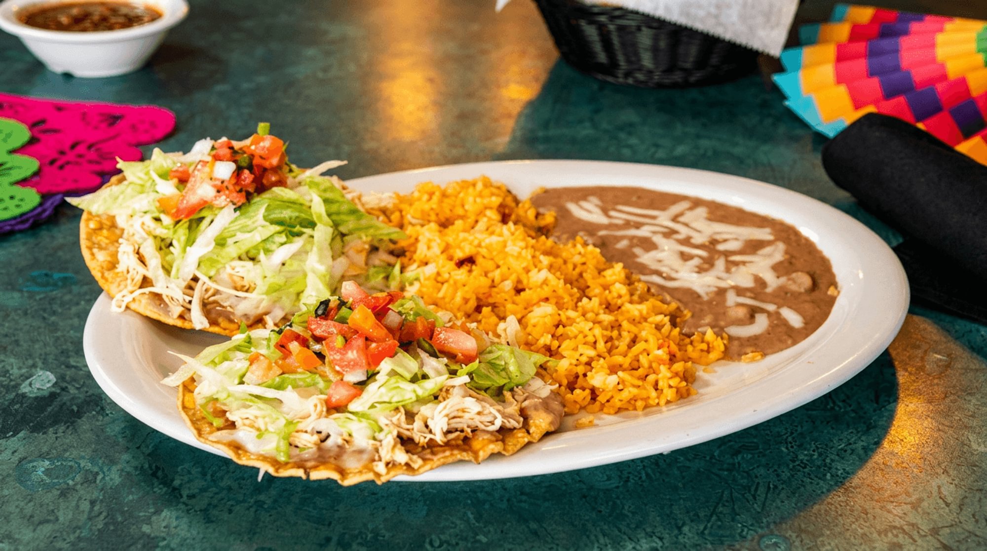 Tostadas Beef Dinner