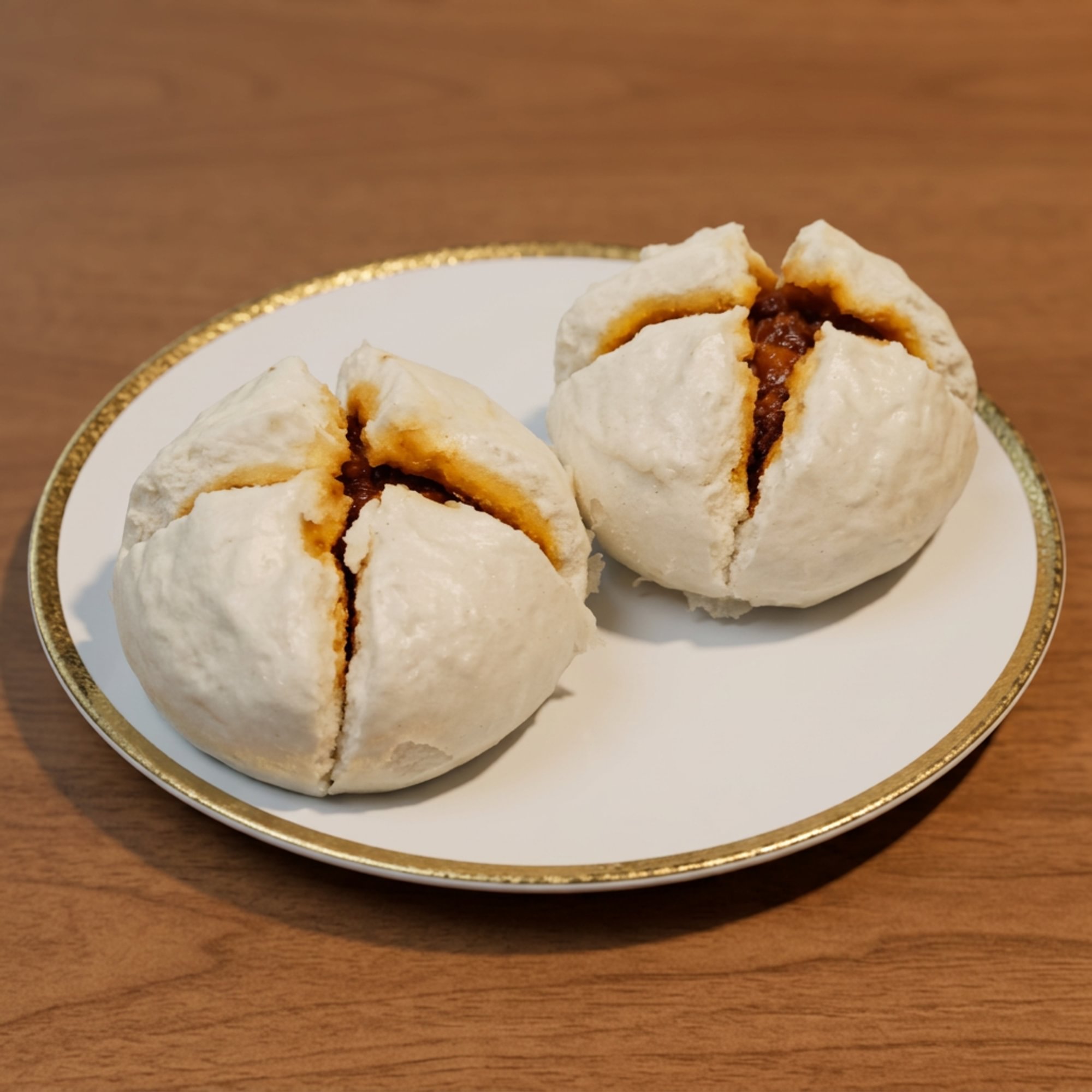 Roasted Pork Steamed Buns