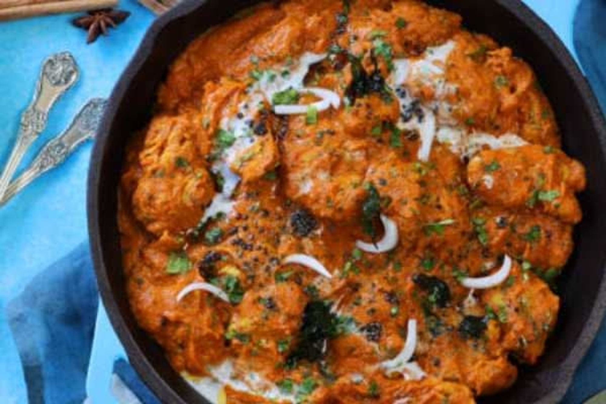 Chicken Tikka Masala with Butter Naan