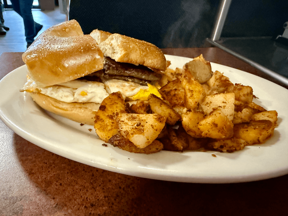 Gyro, Egg & Cheese Sandwich