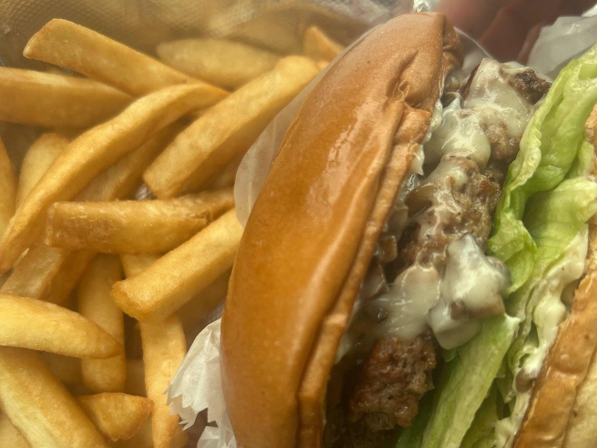 Mushroom Swiss Burger