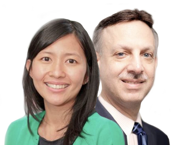 Drs Alan B. Schlussel and Christine Law, O.D. Photo