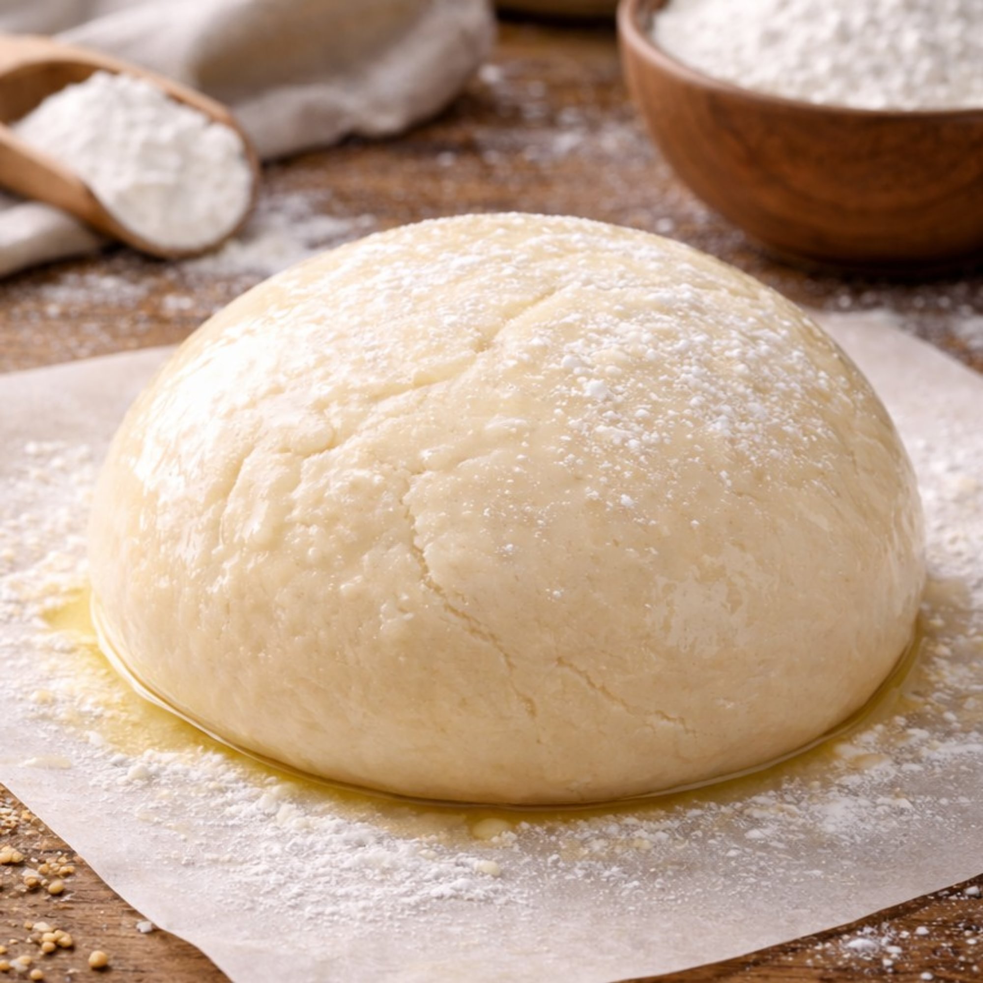 No-Gluten Added Dough Ball