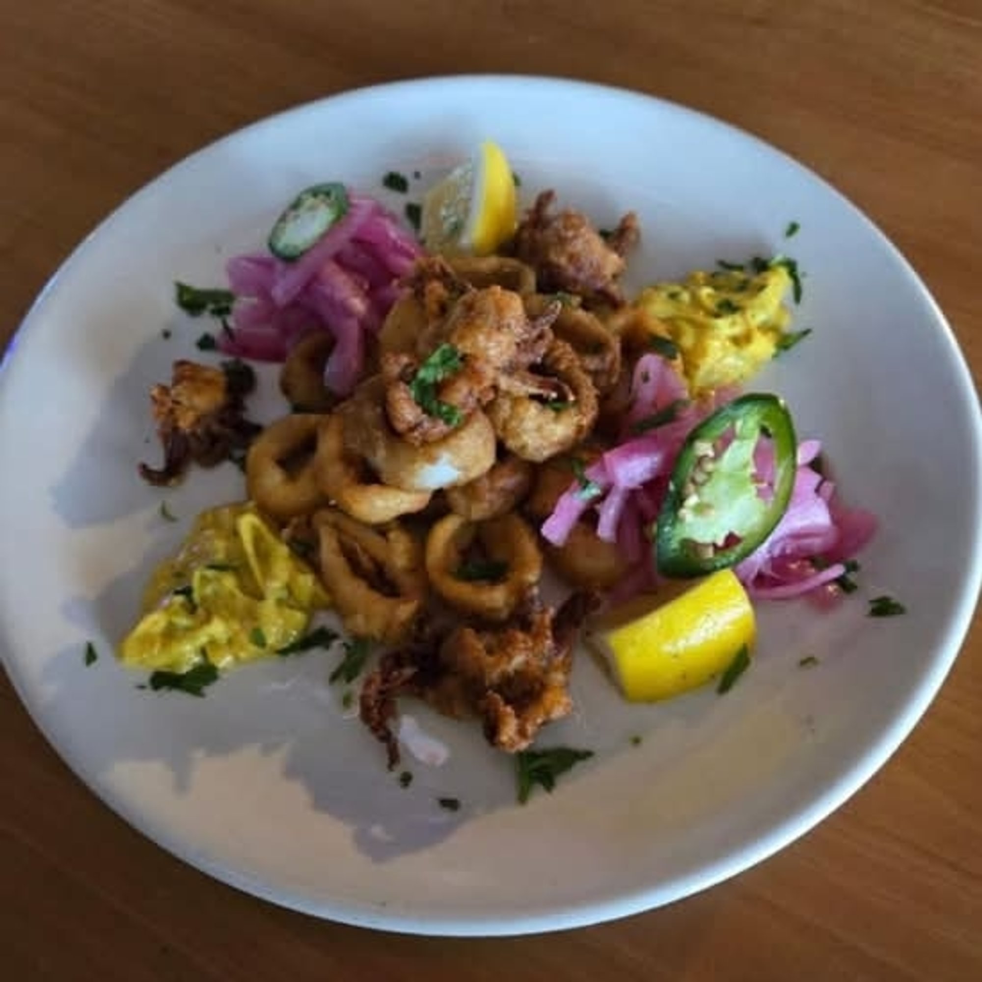 Fire Dusted Calamari