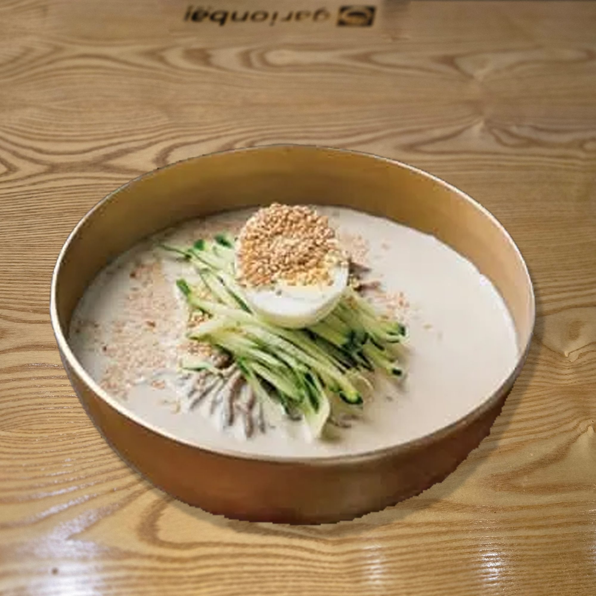 Cold soy bean noodle/콩국수