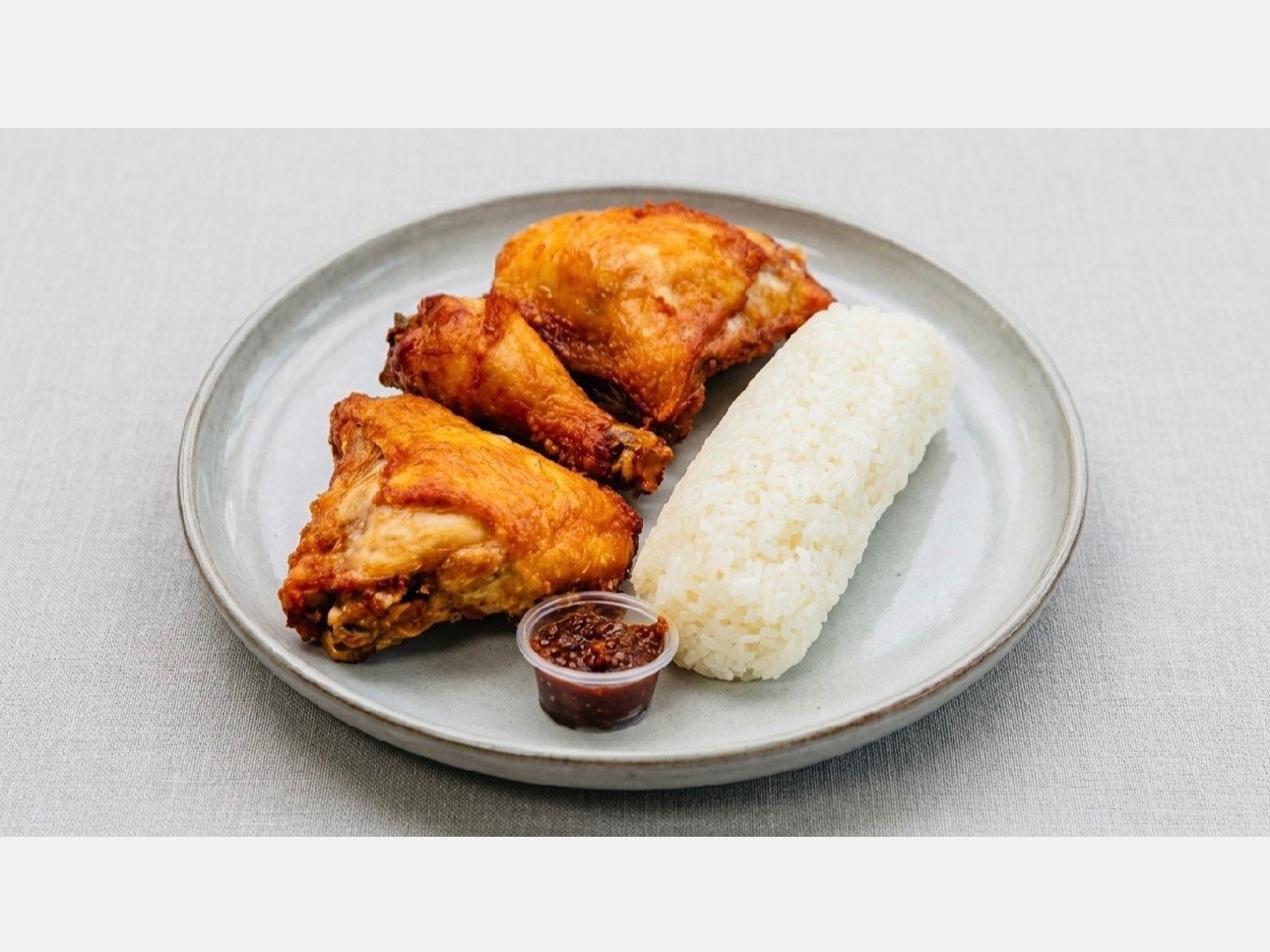 #02 Fried Chicken & Sticky Rice & Chili Paste