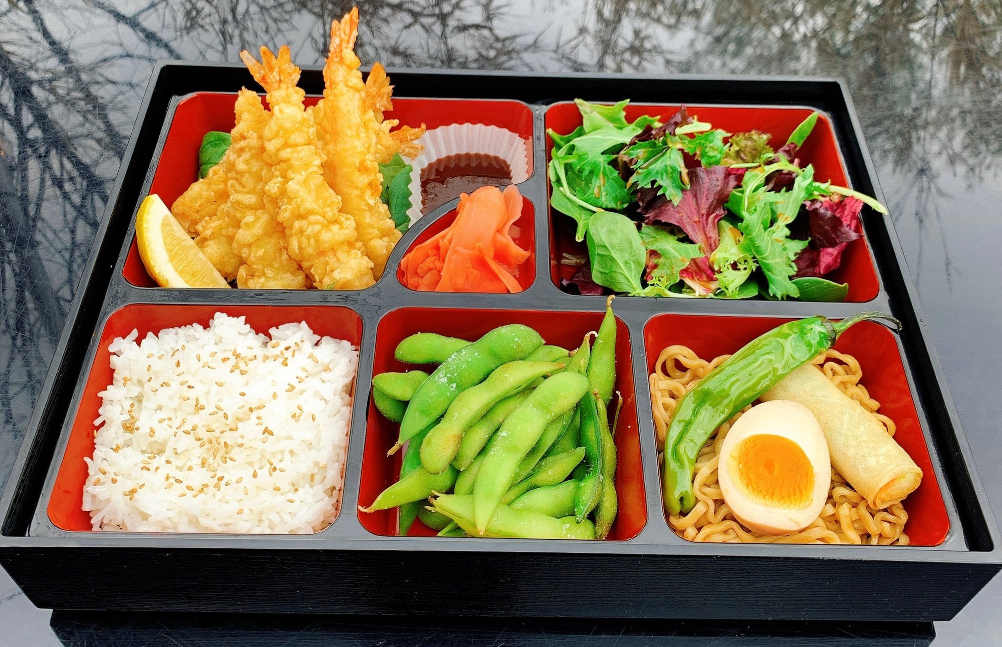 Bento Shrimp Tempura