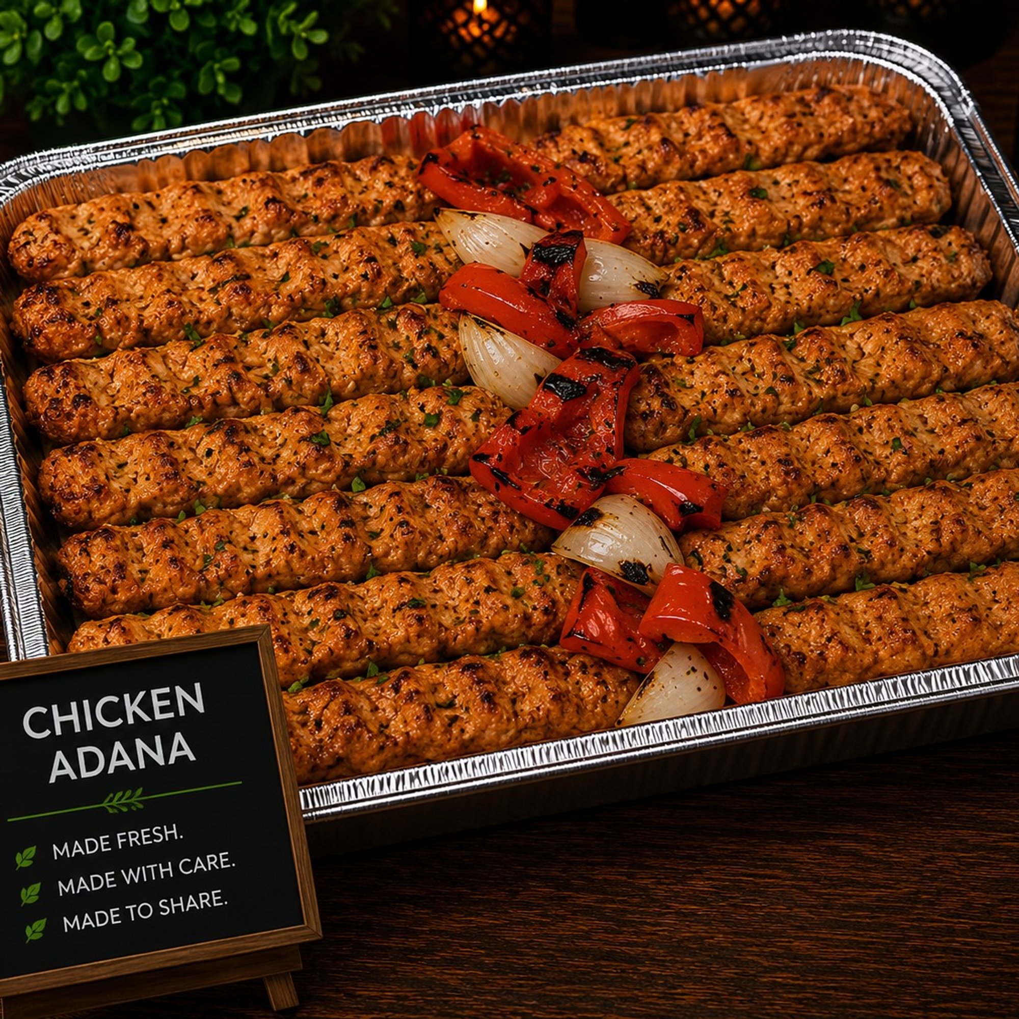 Chicken Adana Tray