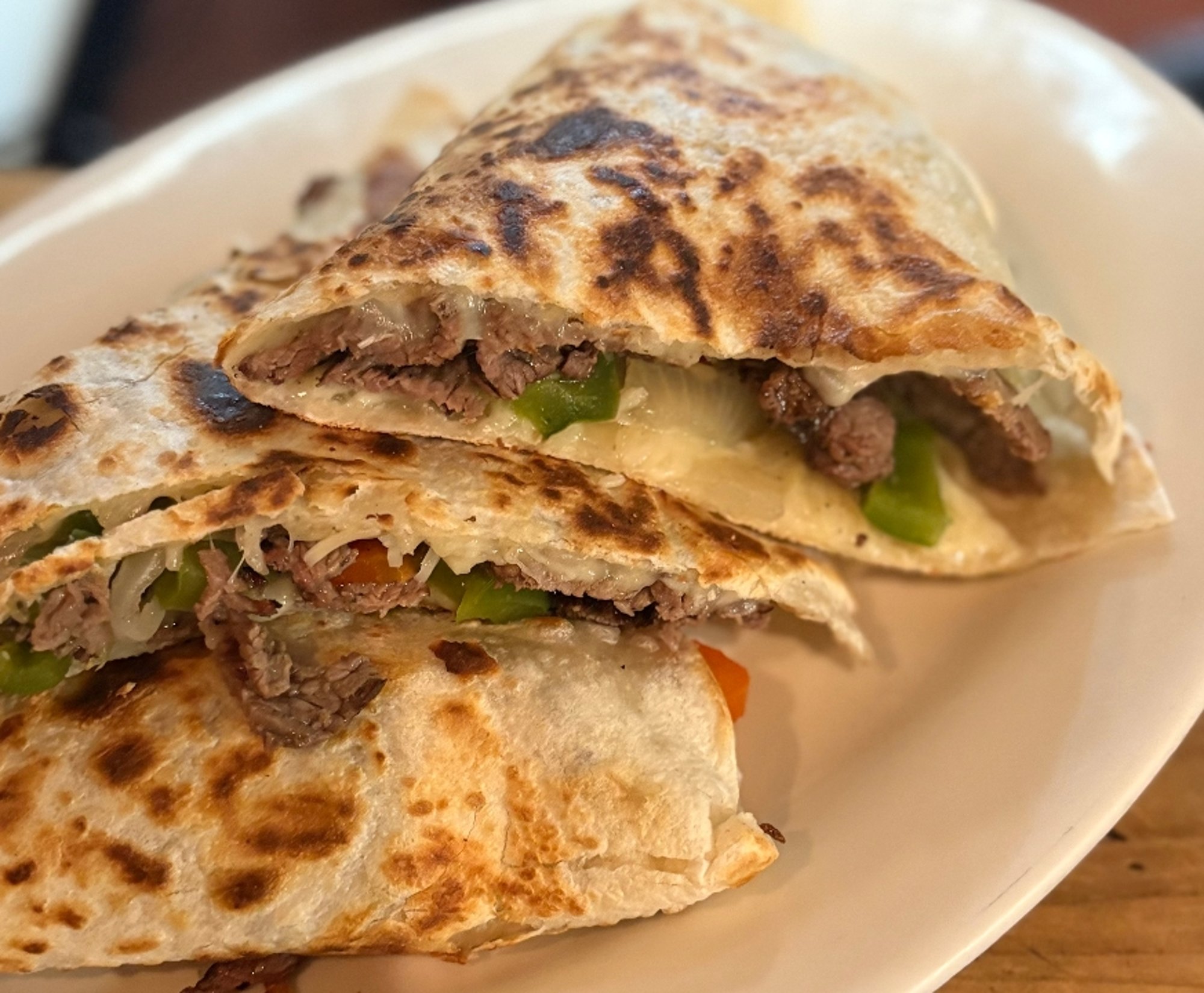 Steak Pepper & Onion Quesadilla