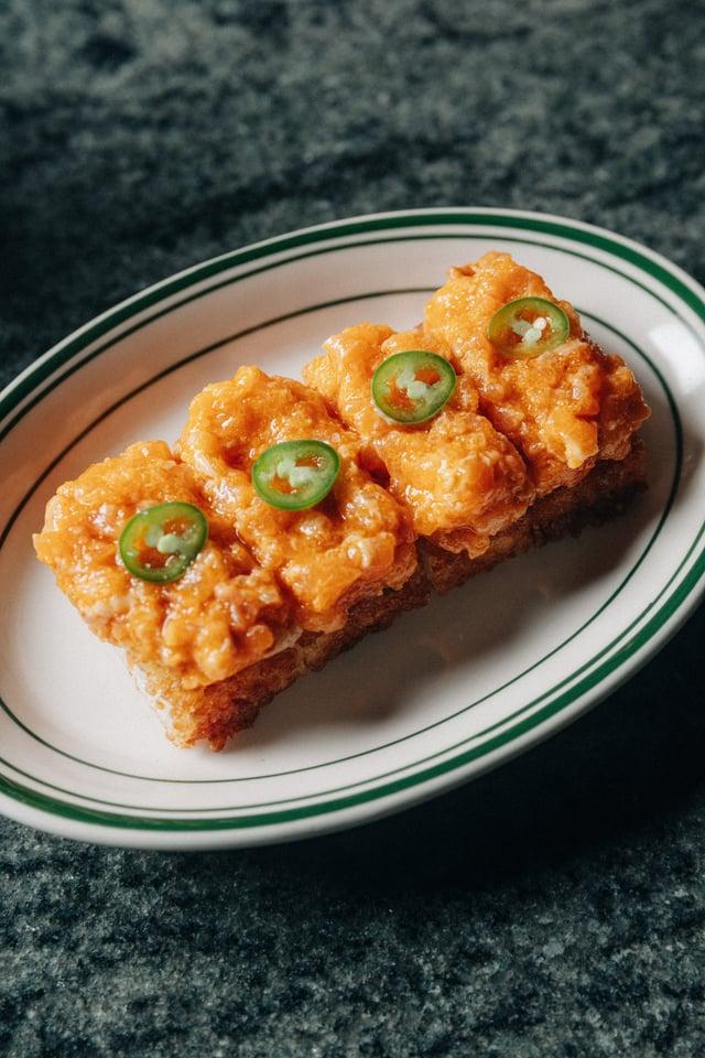 Spicy Salmon Crispy Rice