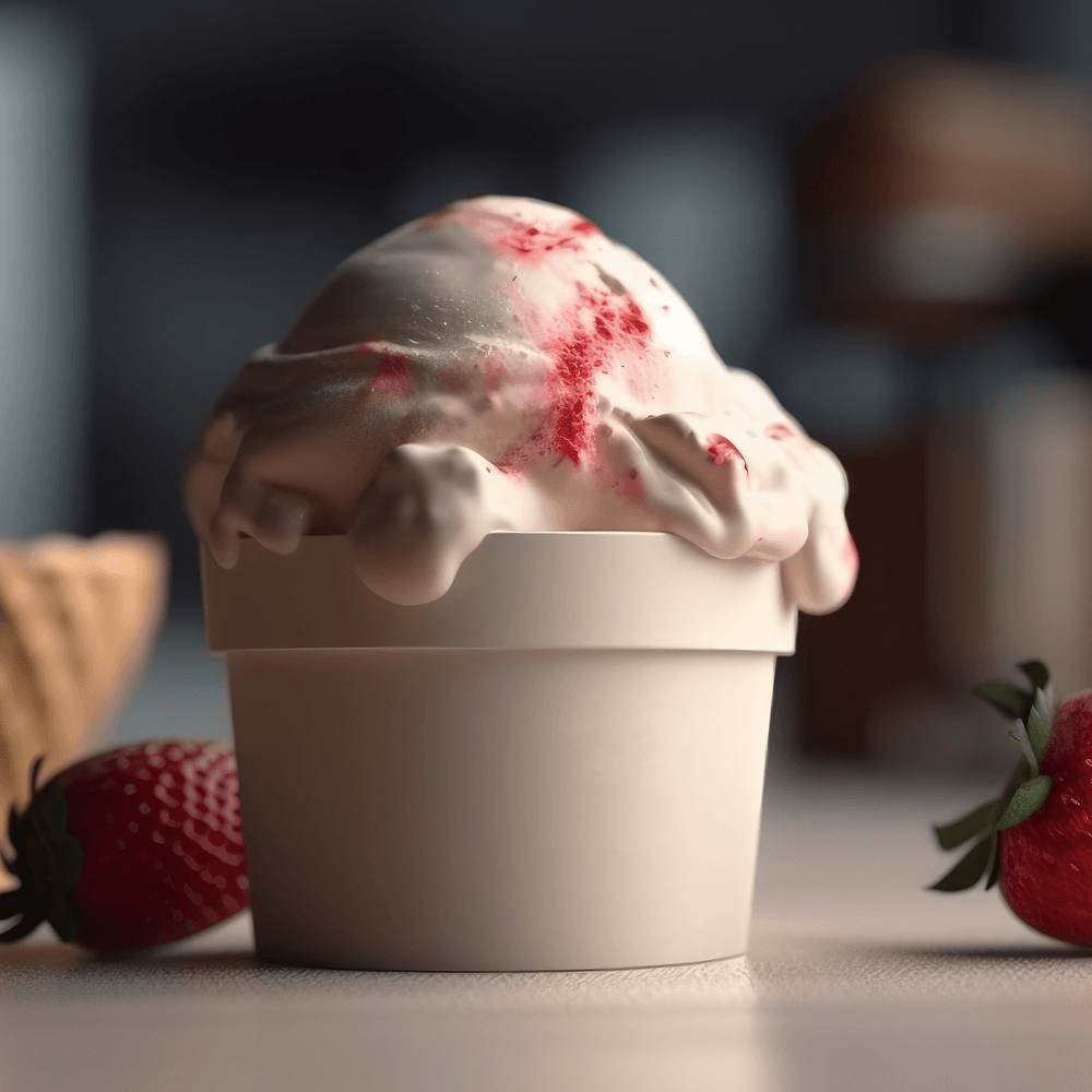 Ice cream in a cone/bowl