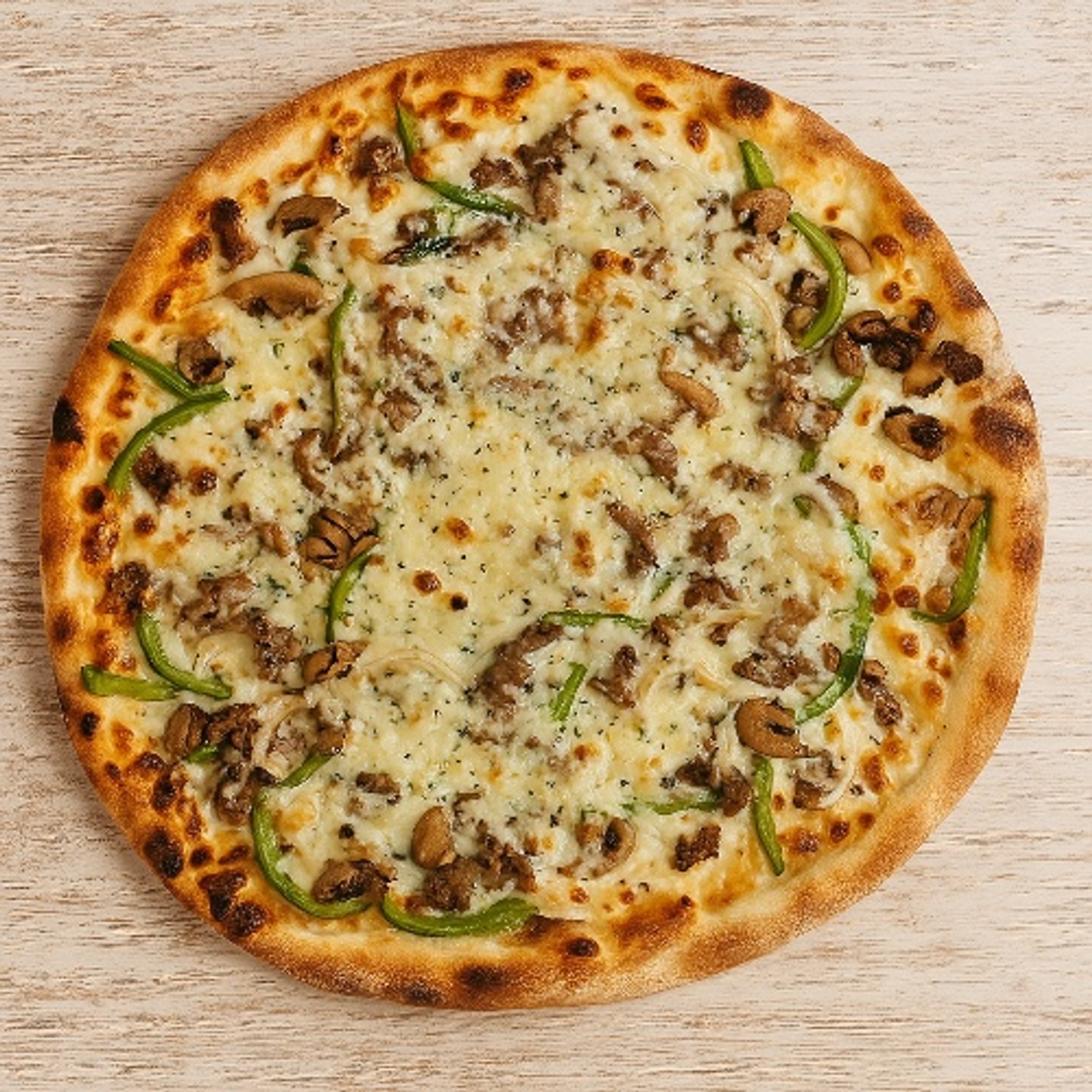 Cheesesteak Pizza