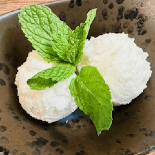 Coconut ice cream (2 scoops)